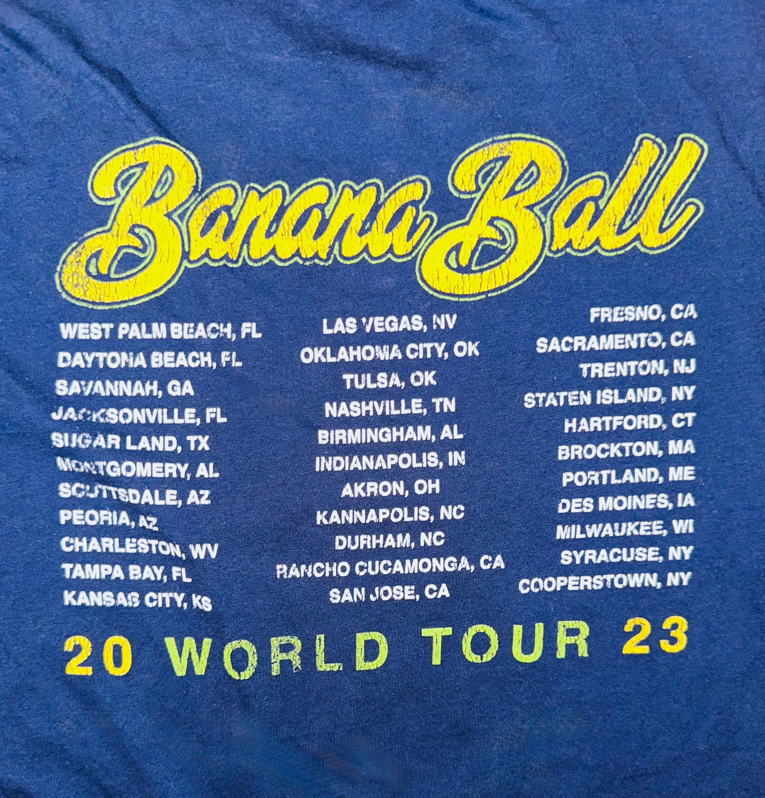 Savannah Banana’s 2023 Baseball Tour Tee, Sz Small