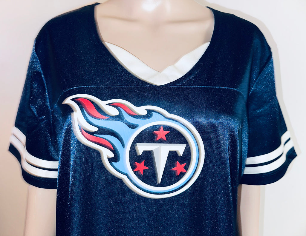 Tennessee Titans Ladies Silky Tee, Sz 3XL