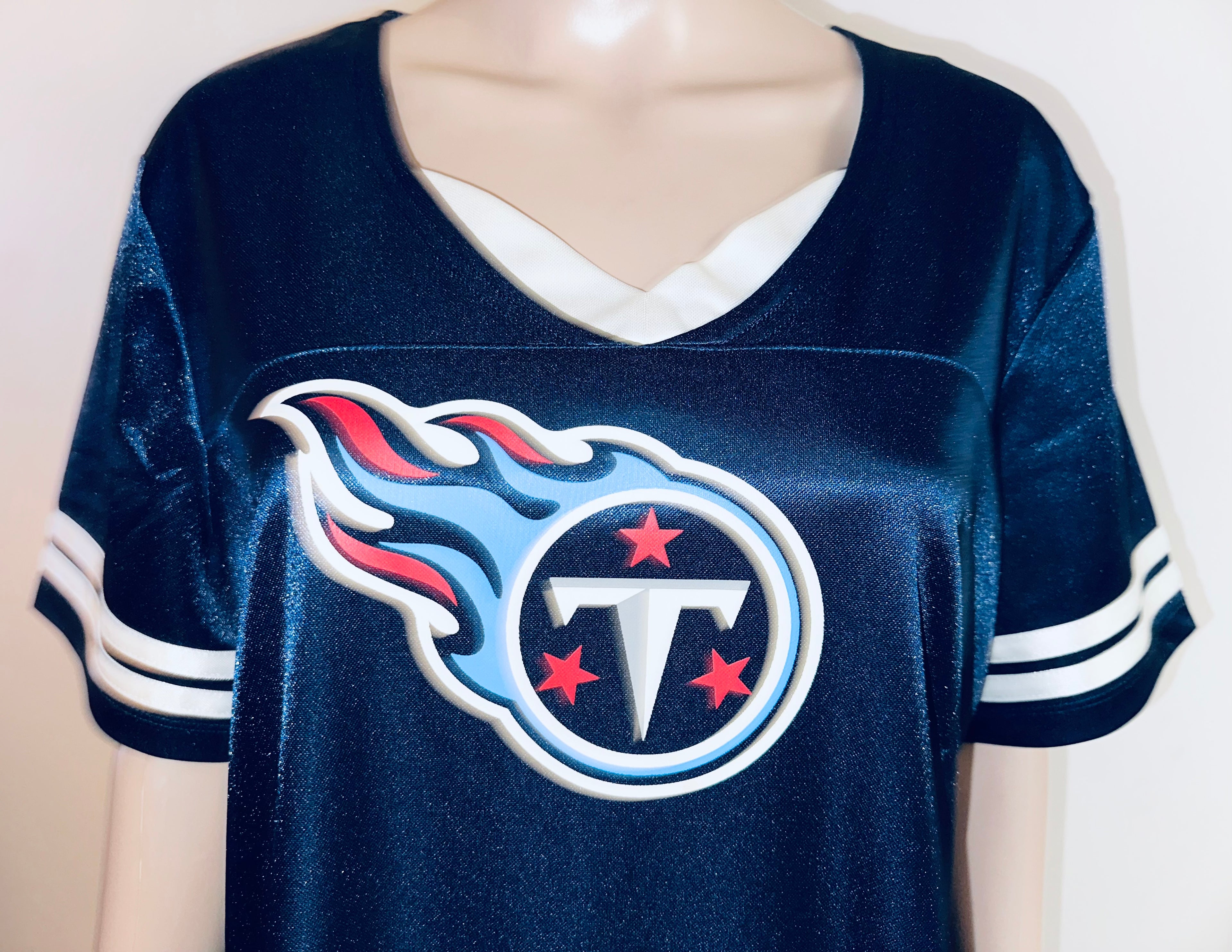 Tennessee Titans Ladies Silky Tee, Sz 3XL
