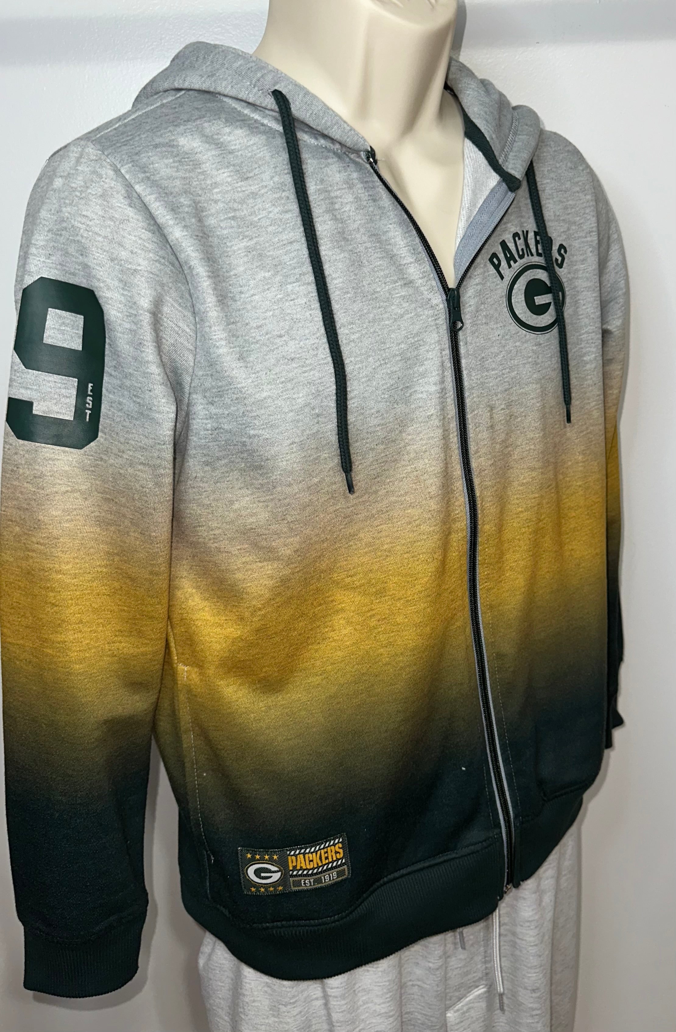 Green Bay Packers Men’s Full Zip Hoodie