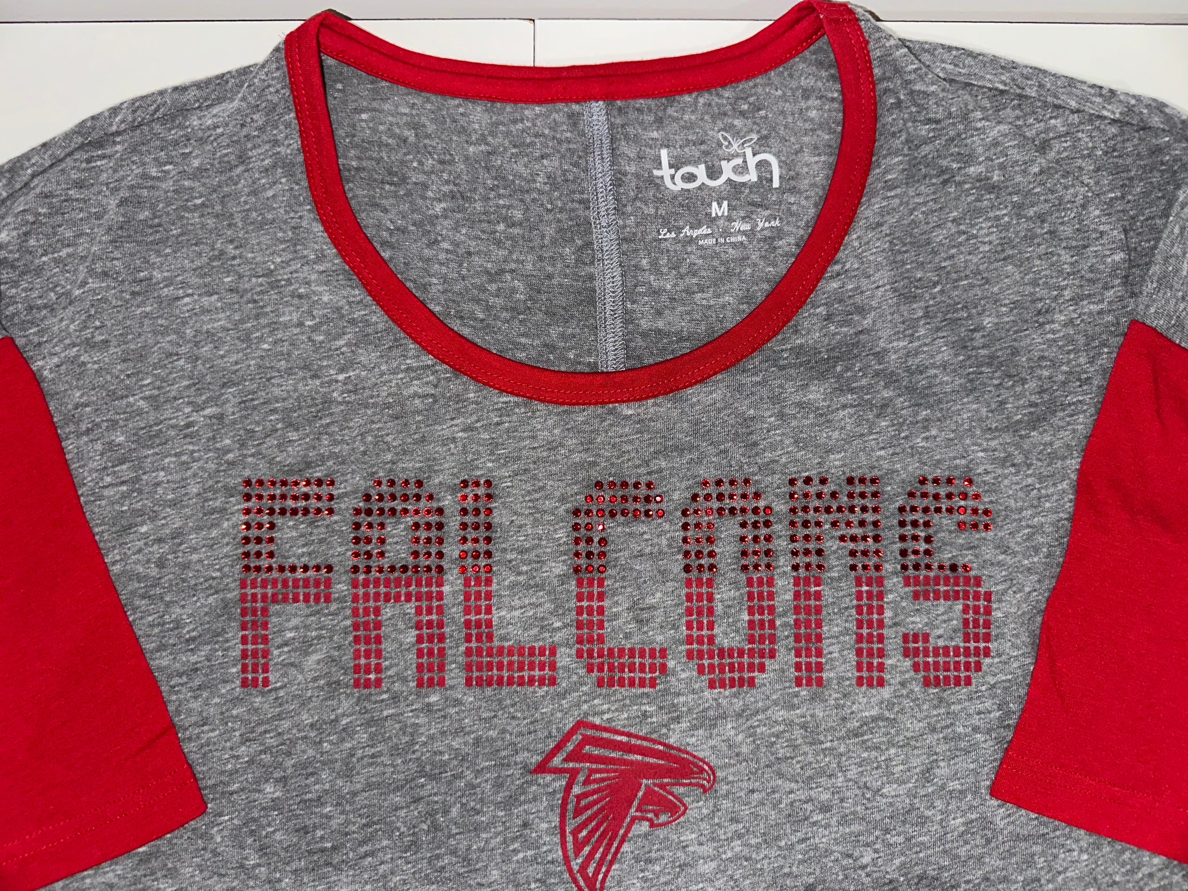Atlanta Falcons Bling 3/4 Sleeve Tee