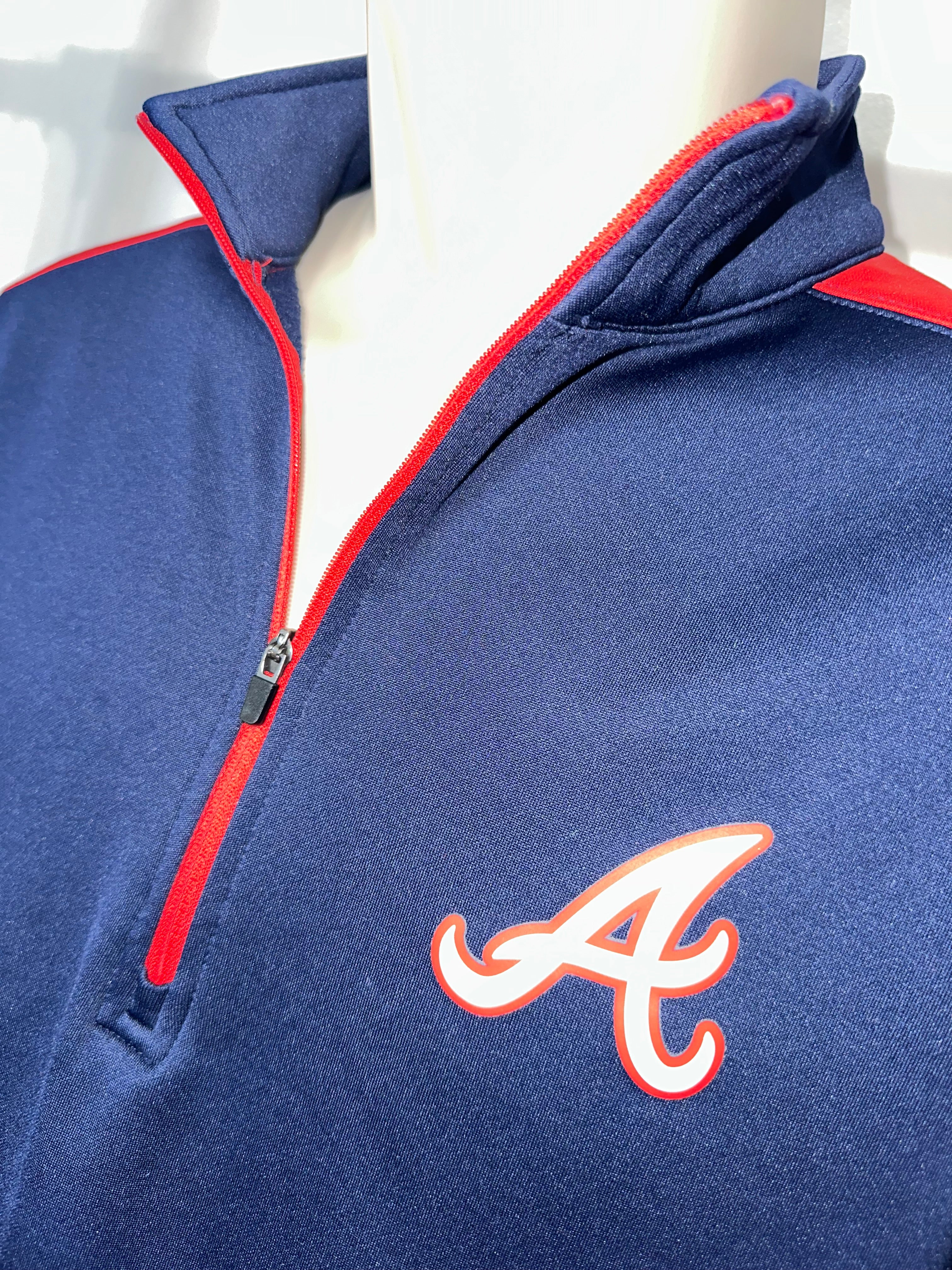 Atlanta Braves Quarter Zip Pullover