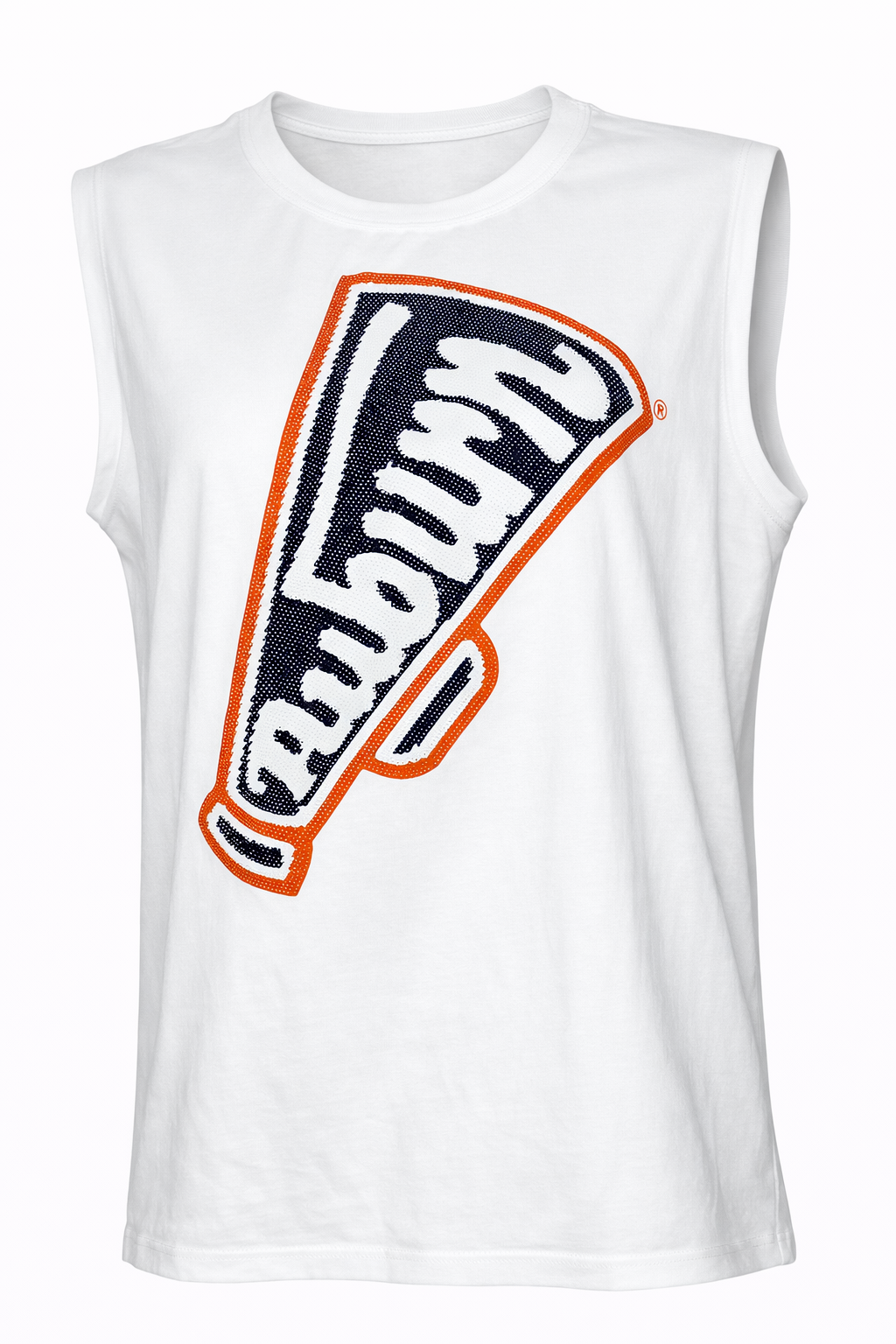 Auburn Tigers Cheerleading Sleeveless Tee, Sz Small