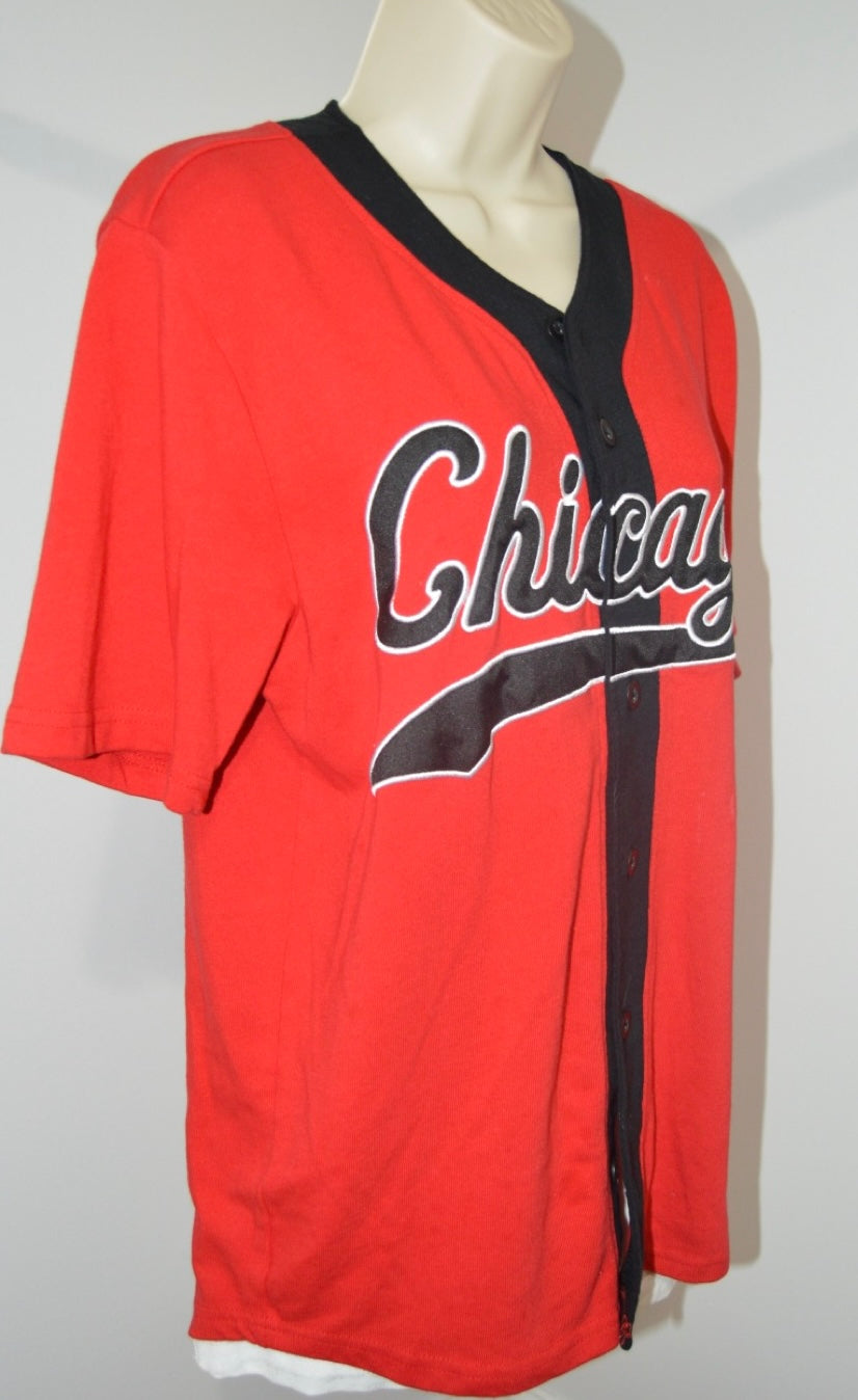 Chicago Bulls “EST. 66” Button-up Jersey (VINTAGE)