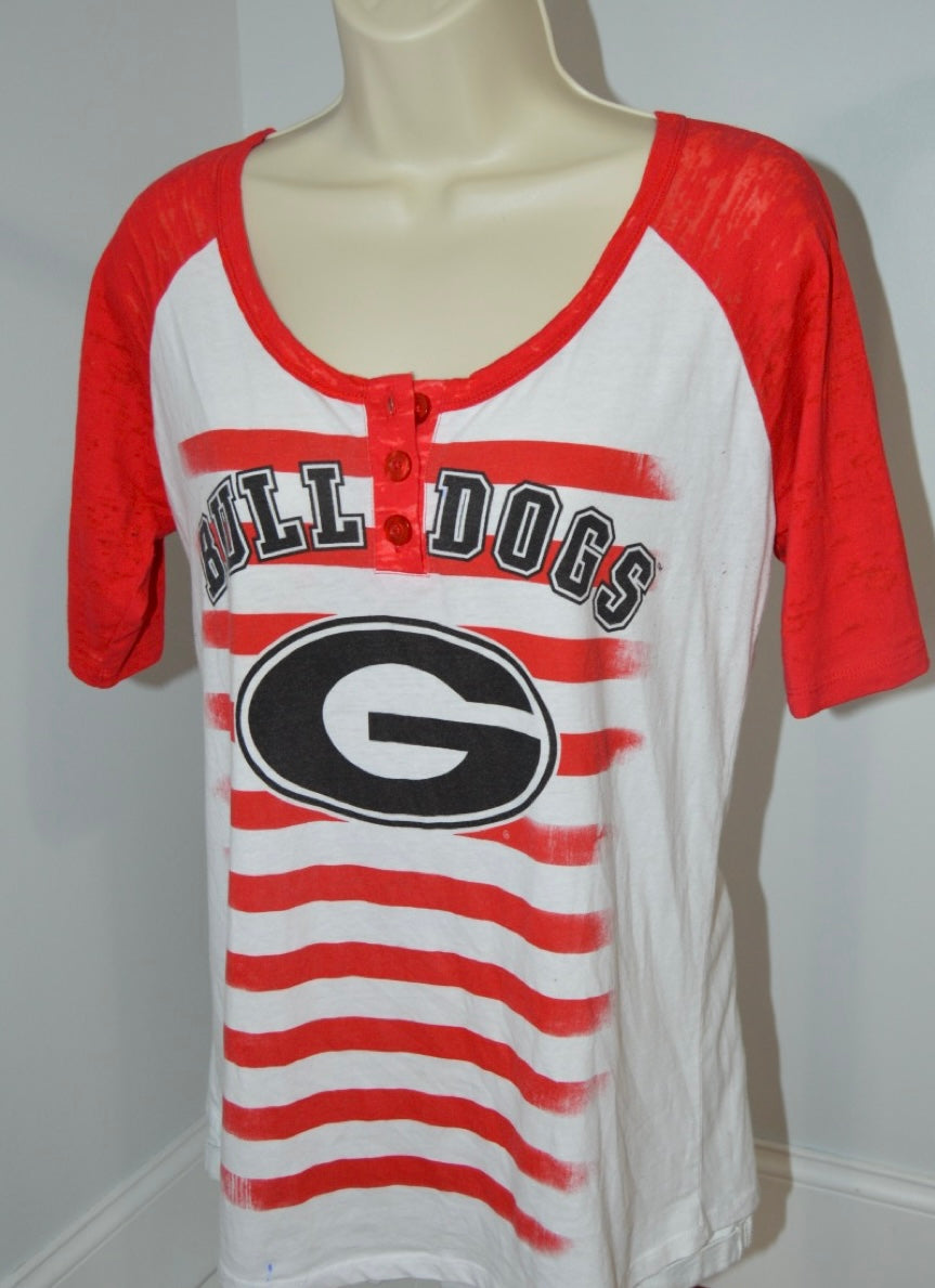 Georgia Bulldogs 3/4 length T-Shirt