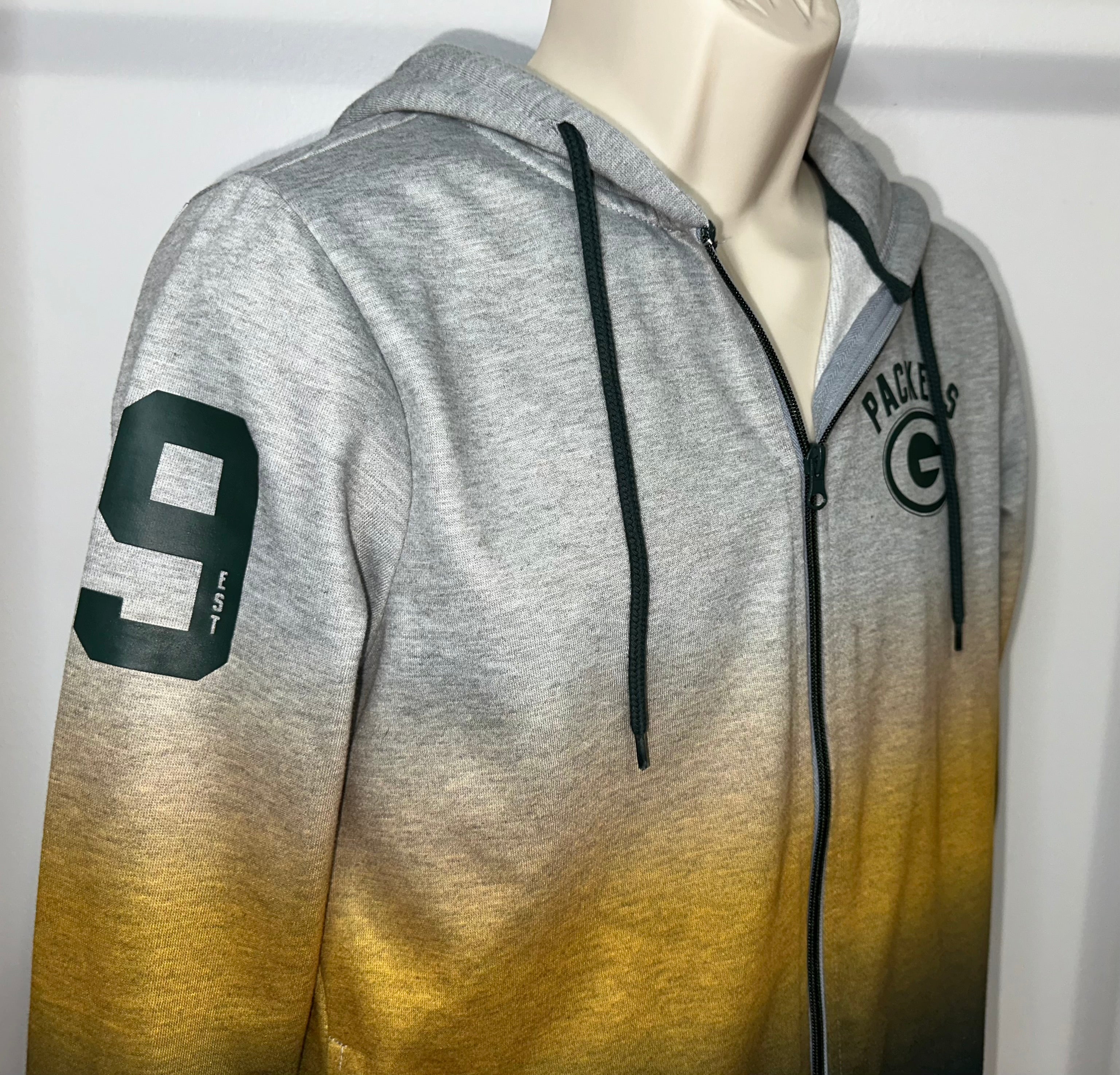 Green Bay Packers Men’s Full Zip Hoodie