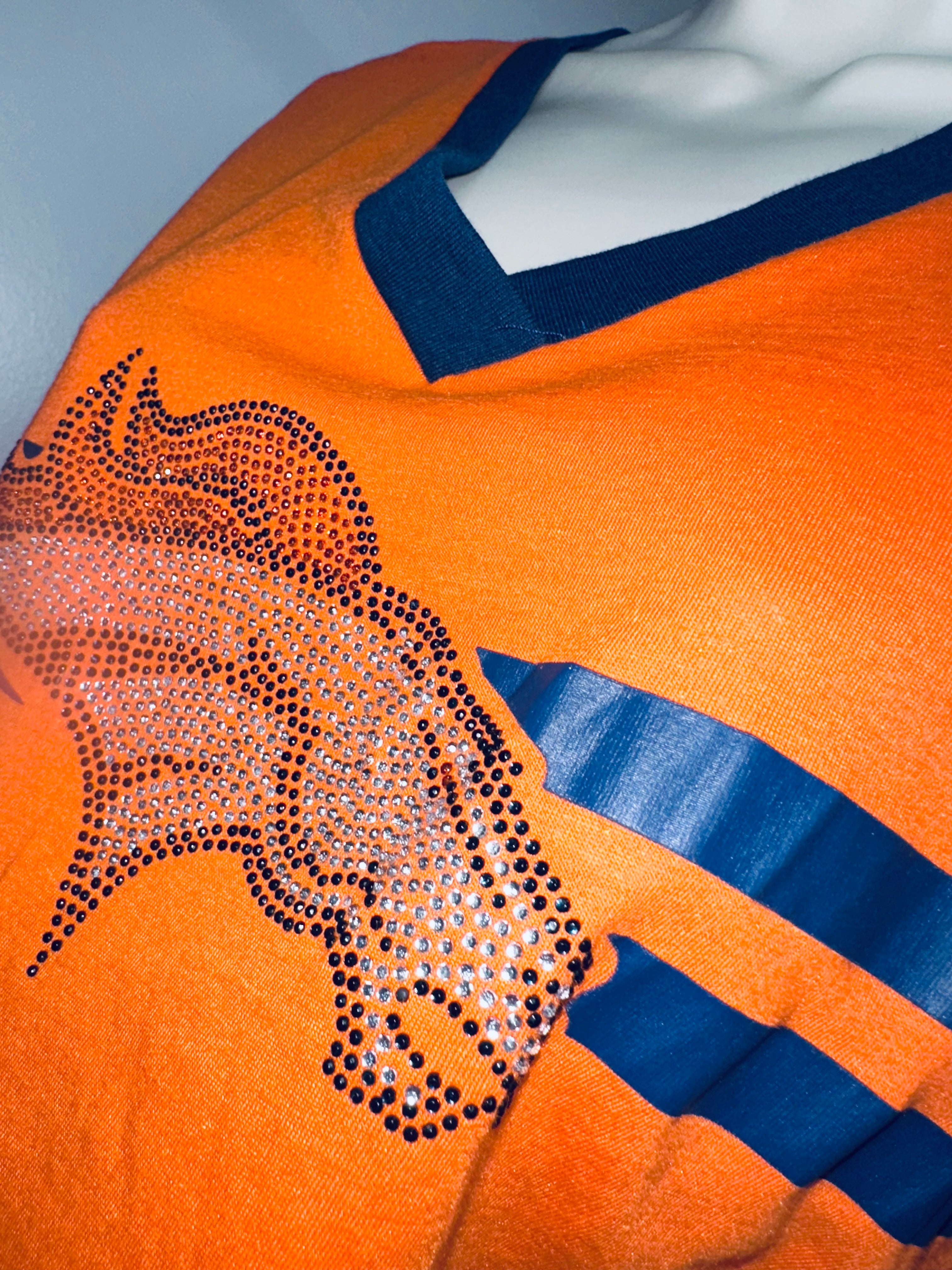 Denver Broncos Sequin Ladies Tee (NWT)
