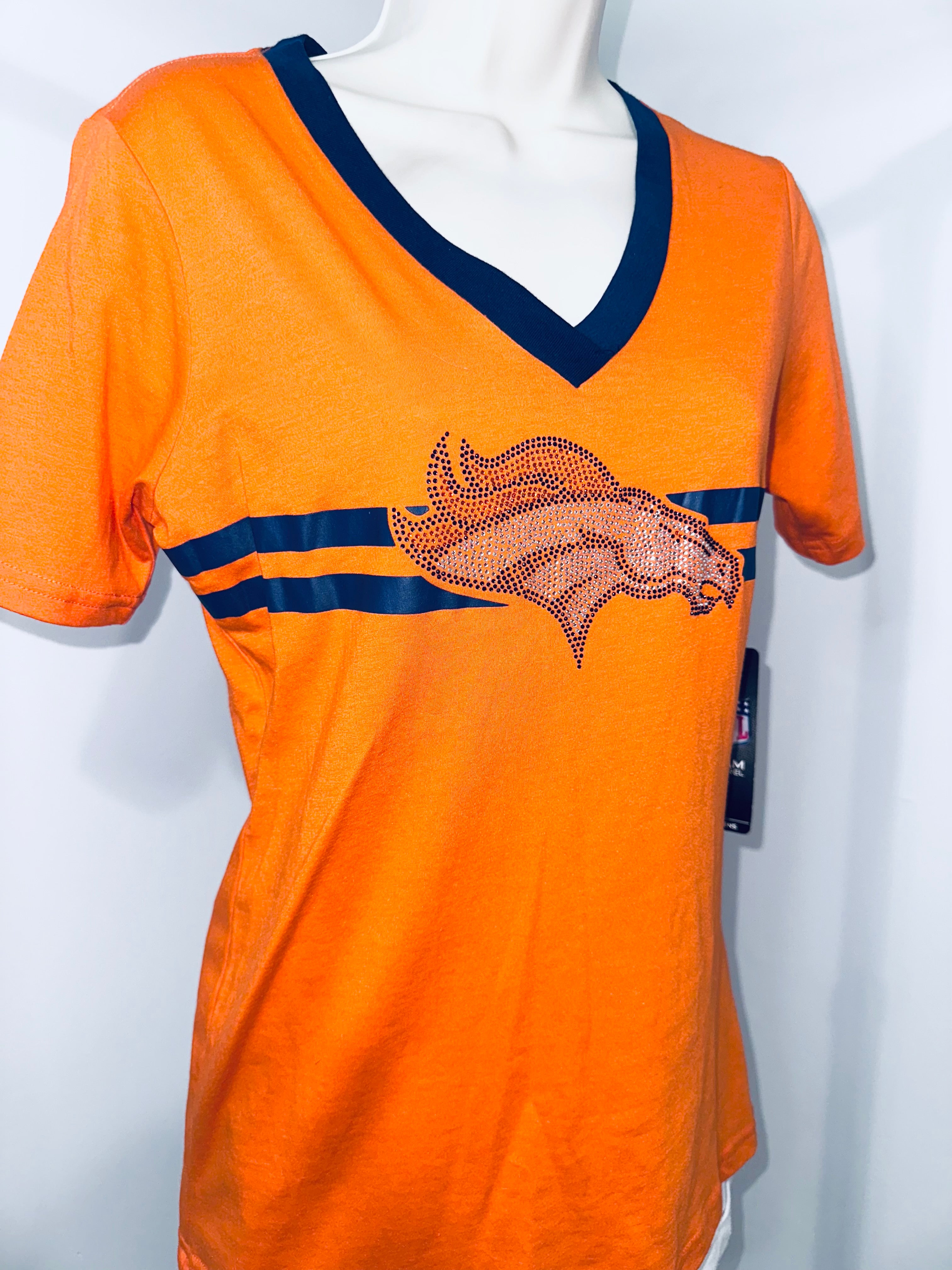 Denver Broncos Sequin Ladies Tee (NWT)