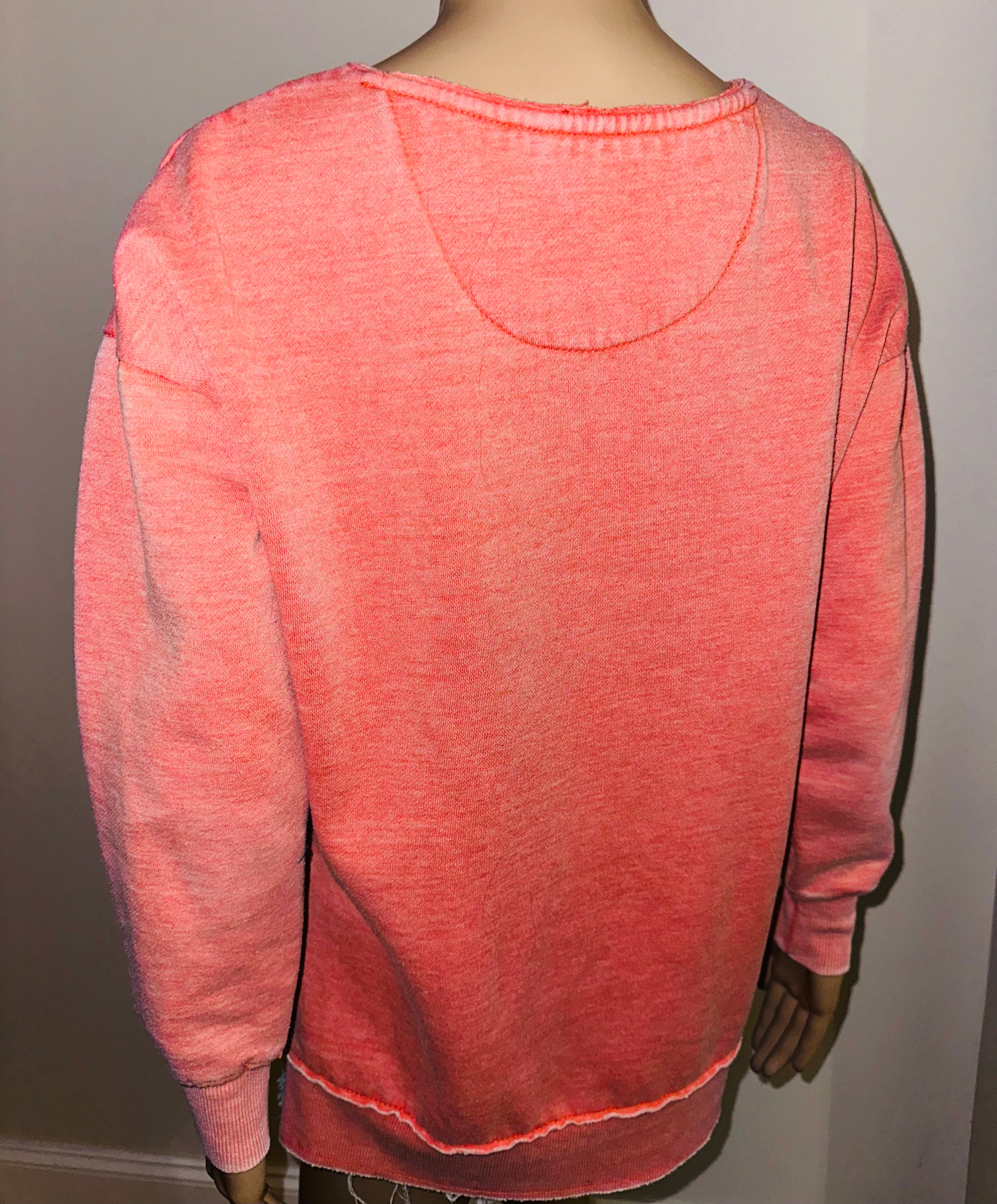 Clemson Tigers Oversized Pocket Sweatshirt, Sz Sm