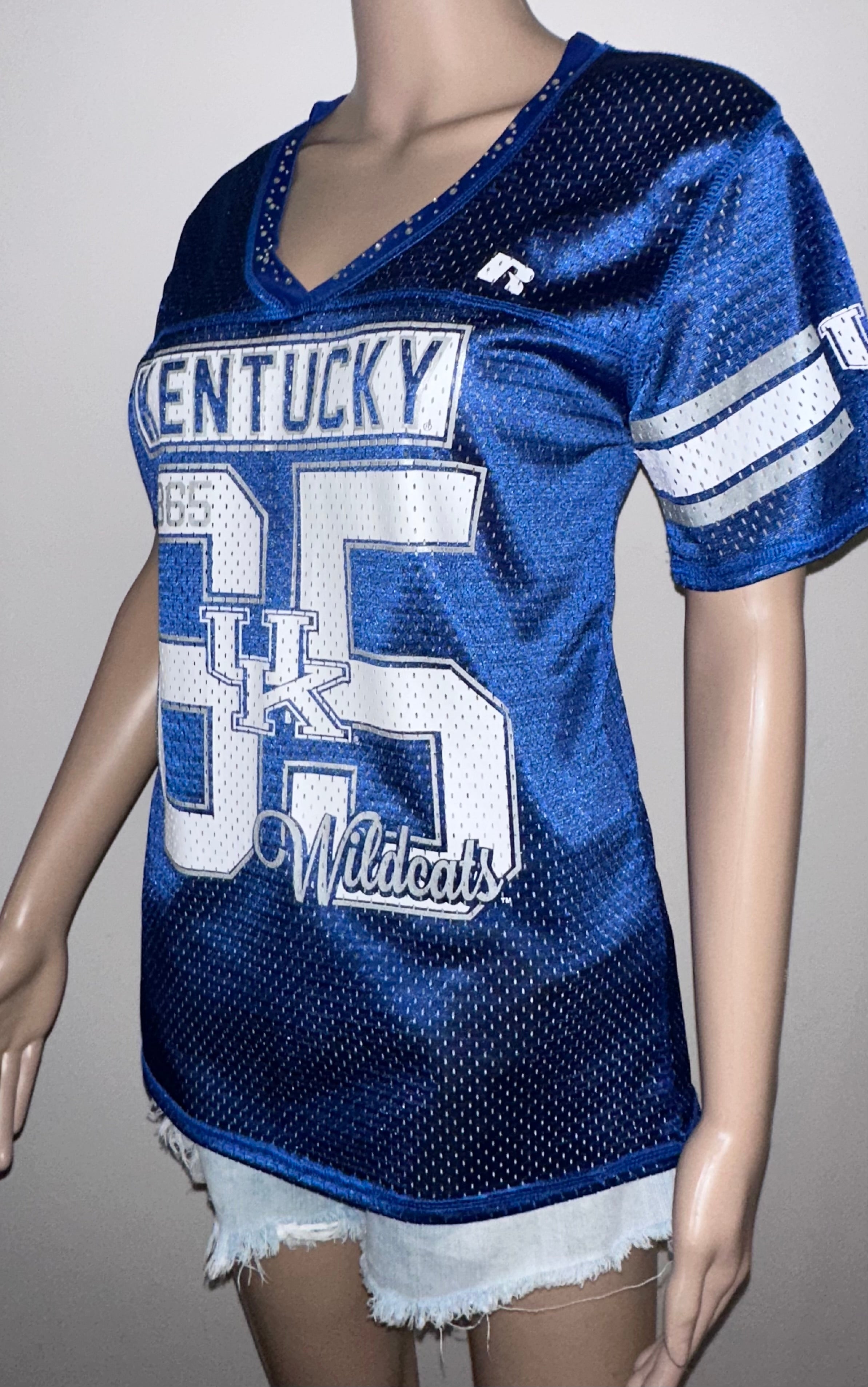 Kentucky Wildcats Ladies Bling “65’ Jersey, Sz Small