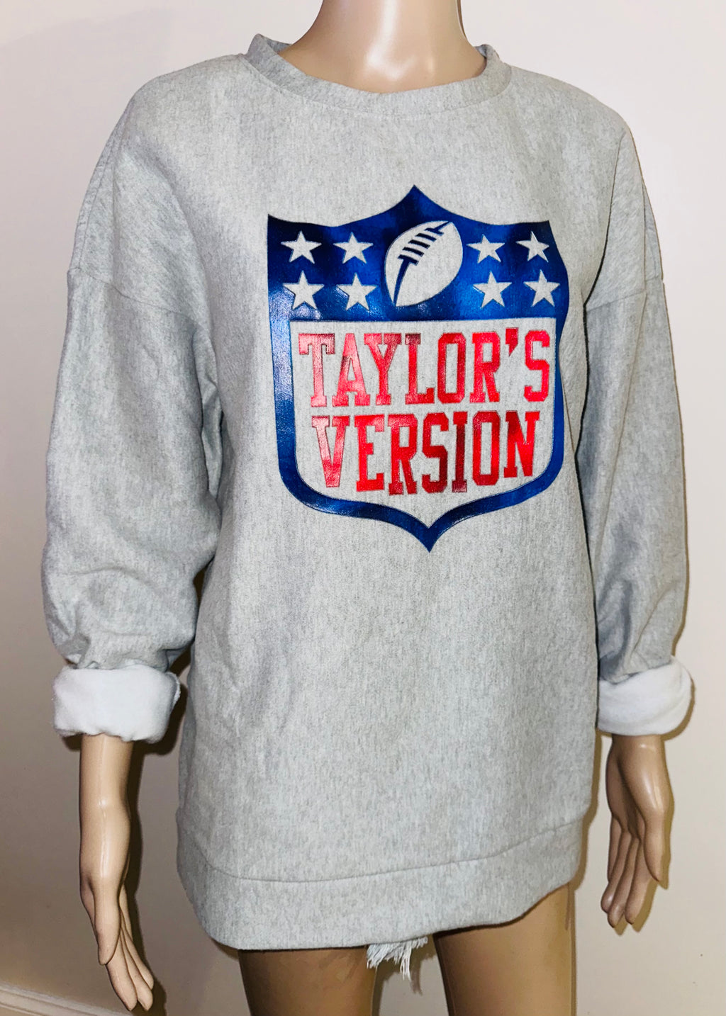 Taylor’s Version NFL Super Soft Crewneck Sweatshirt, Sz M