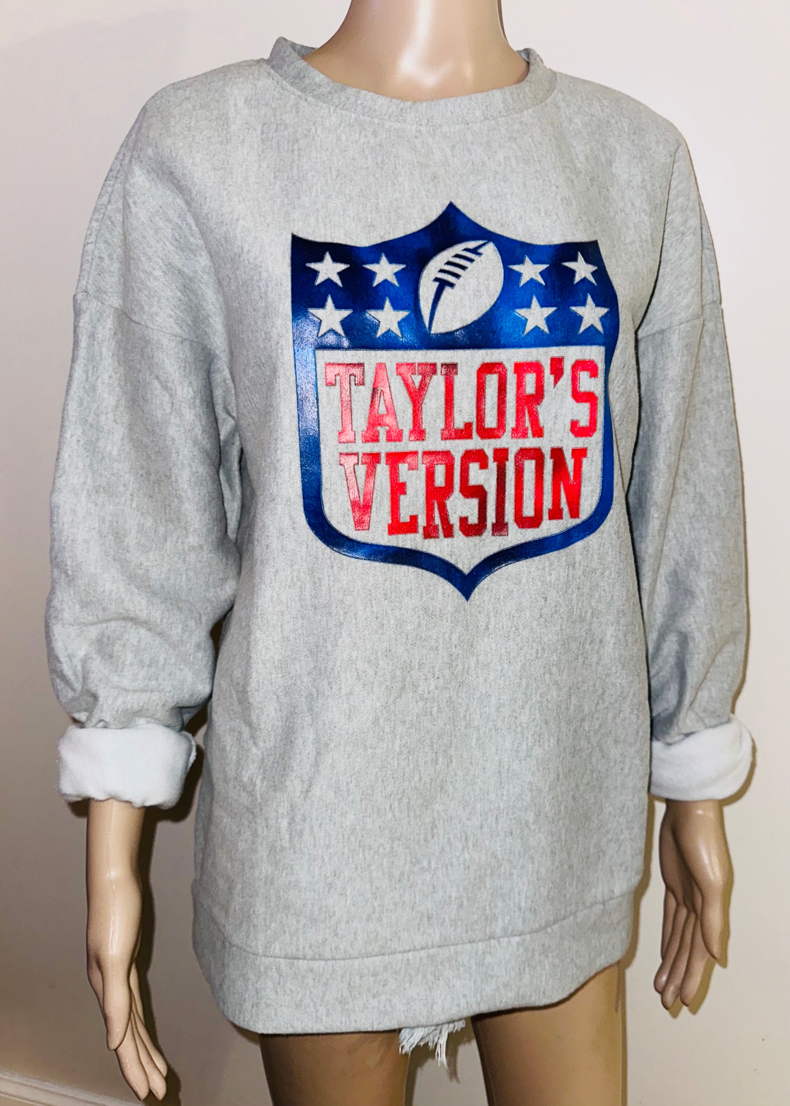 Taylor’s Version NFL Super Soft Crewneck Sweatshirt, Sz M