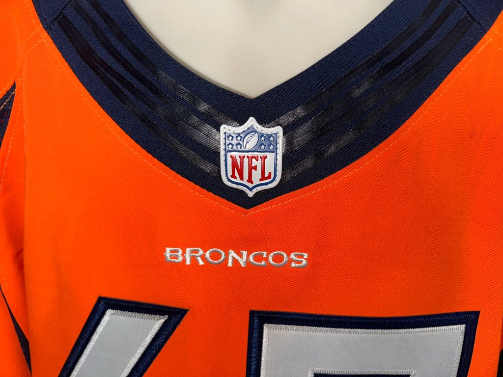 Denver Broncos Vasquez #65 On Field Jersey w/ Serial # (RARE)