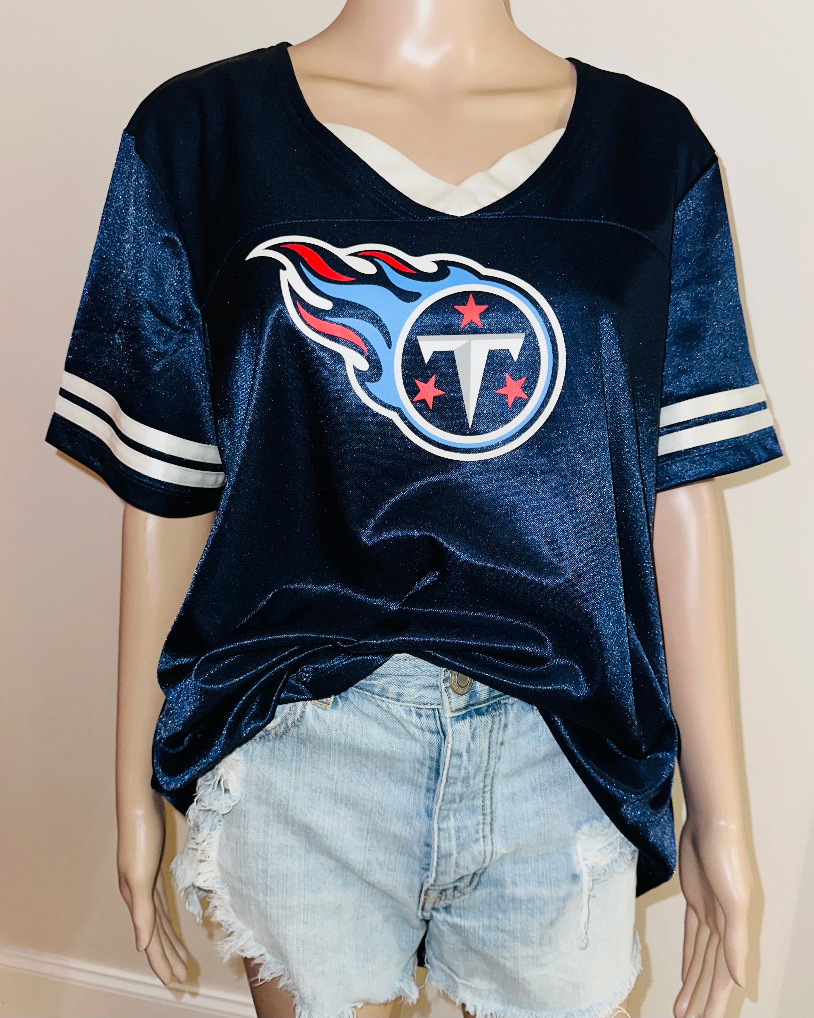 Tennessee Titans Ladies Silky Tee, Sz 3XL