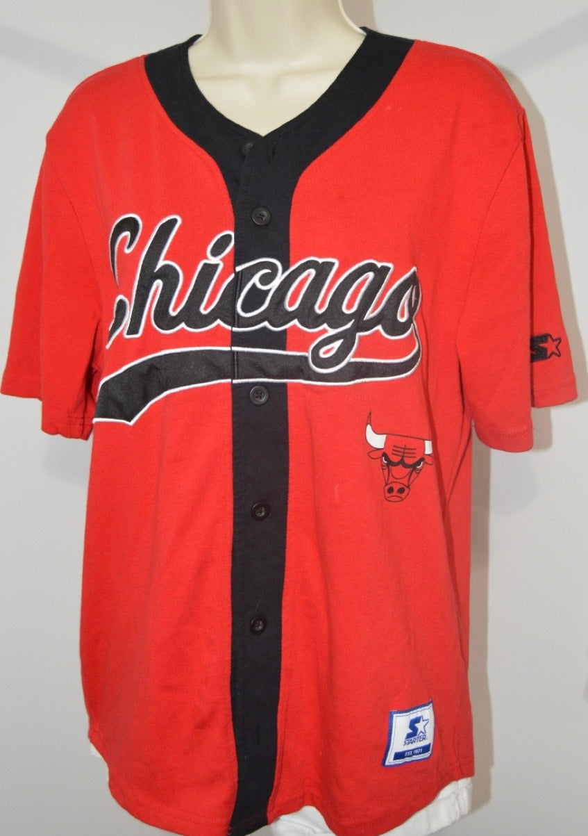 Chicago Bulls “EST. 66” Button-up Jersey (VINTAGE)
