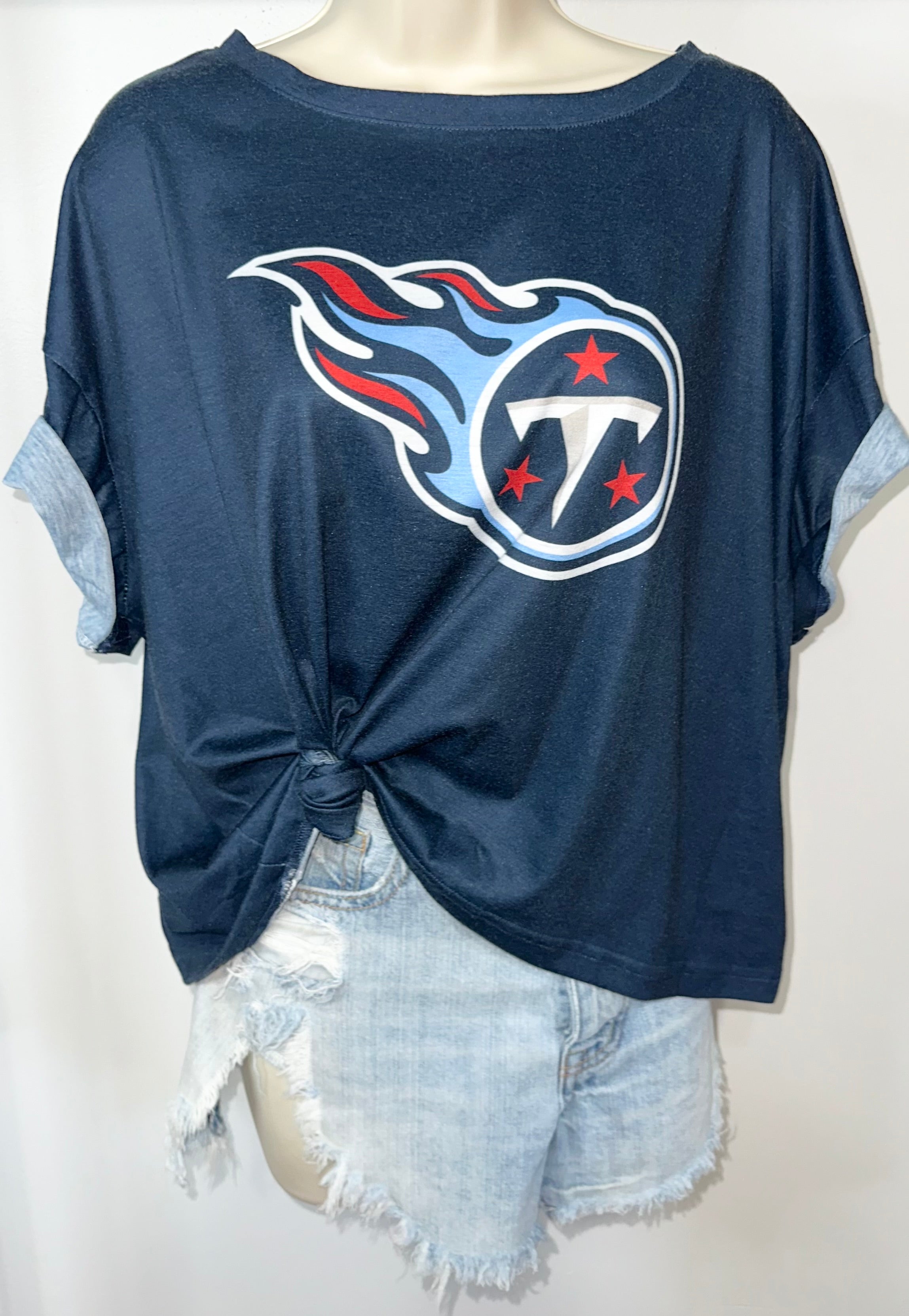 Tennessee Titans Ultra Soft Cropped Tee