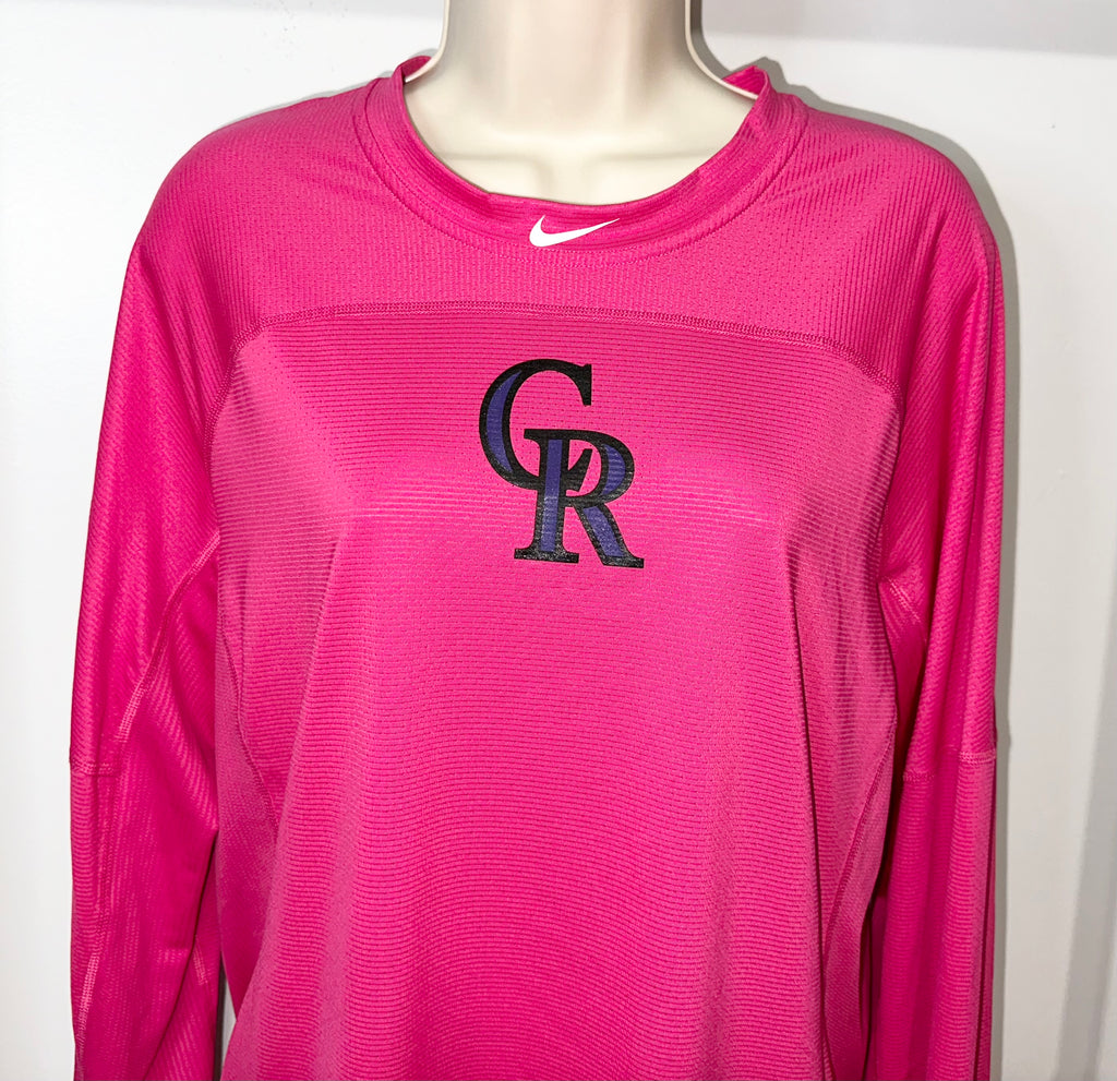 Colorado Rockies Mother's Day Dri Fit Long Sleeve Shirt