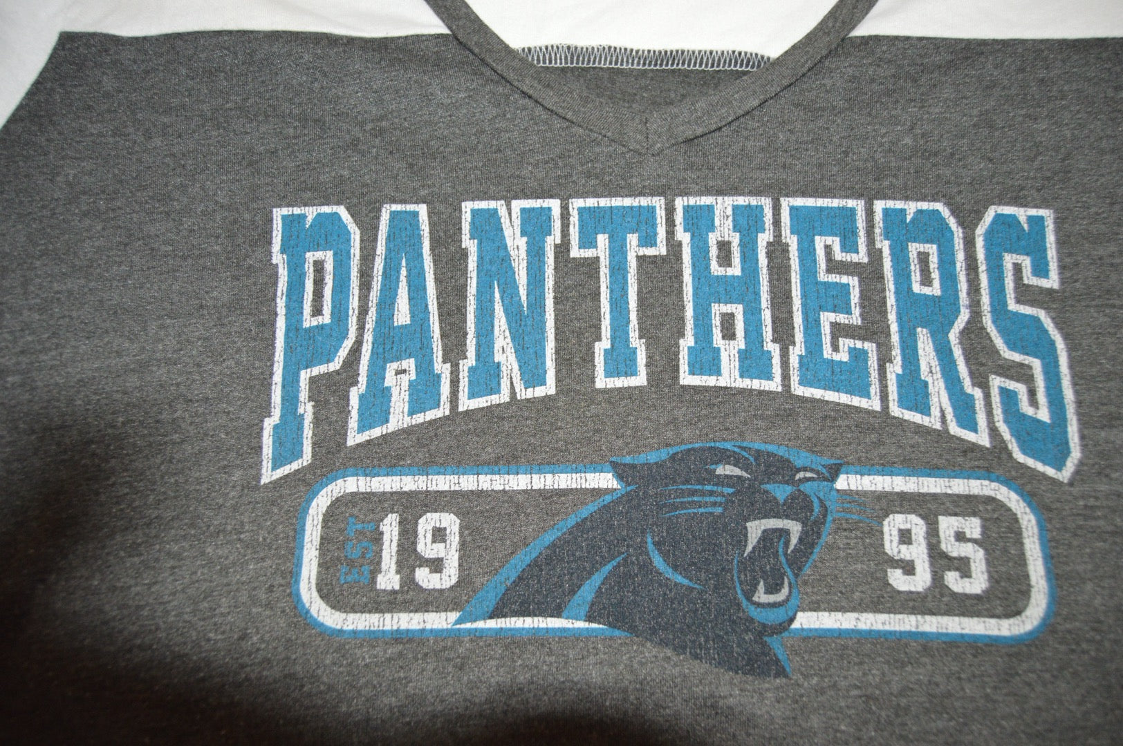 North Carolina Panthers 3/4-length Tee