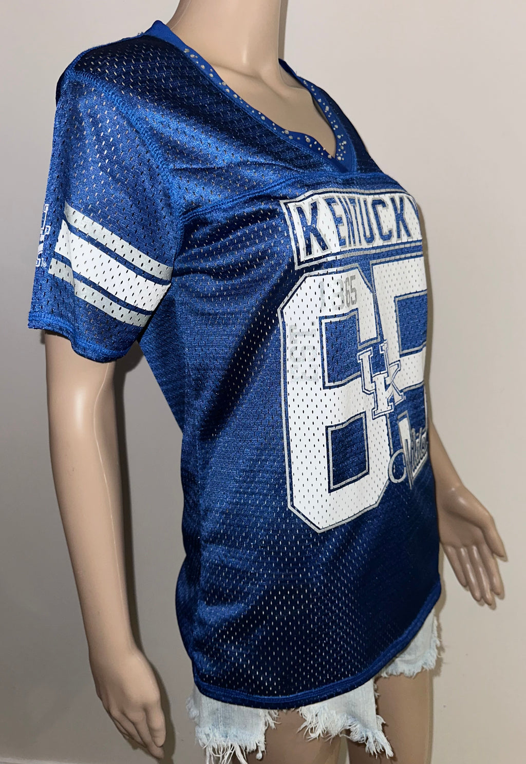 Kentucky Wildcats Ladies Bling “65’ Jersey, Sz Small