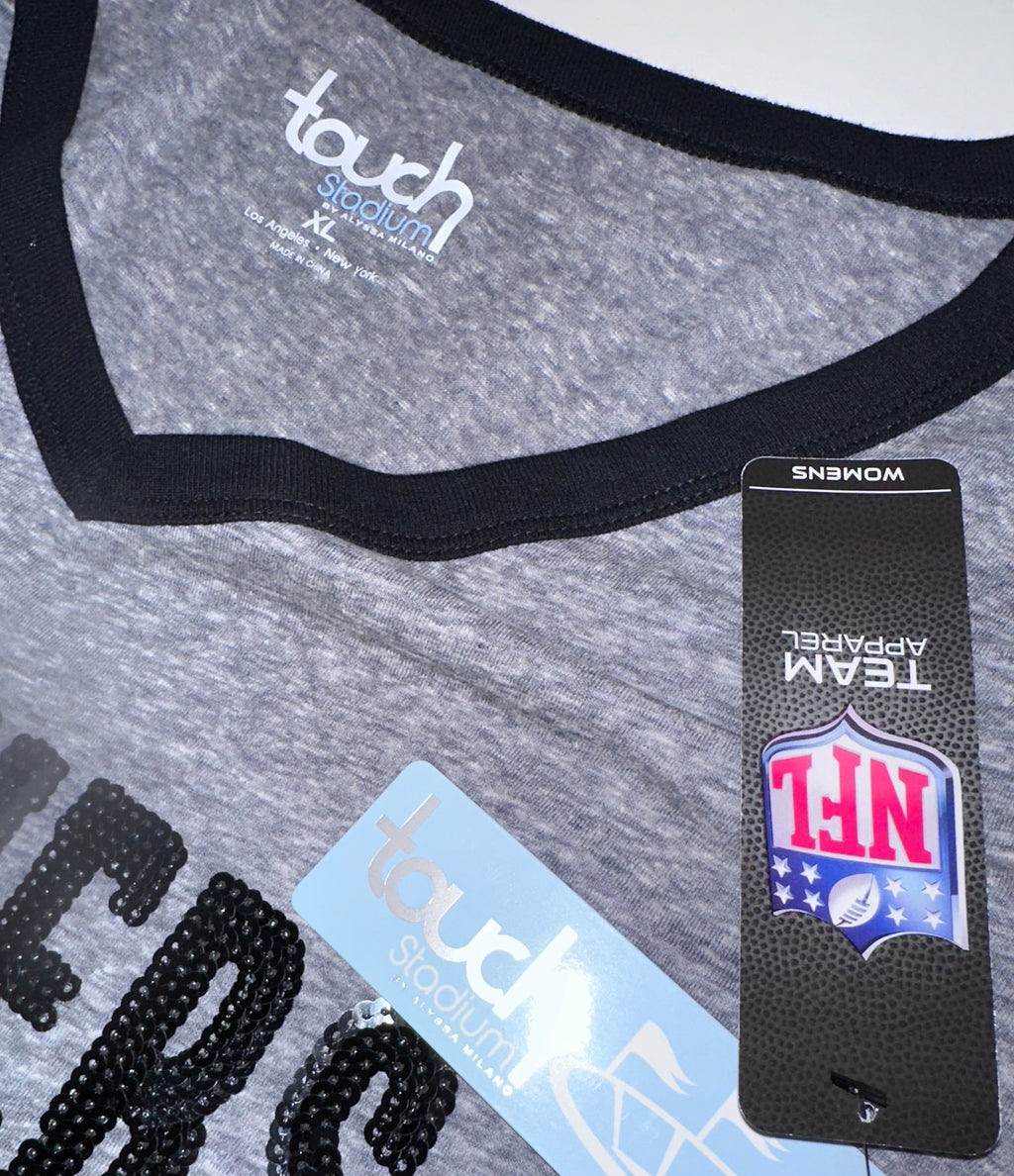 Carolina Panthers Sequin Tee (NWT)