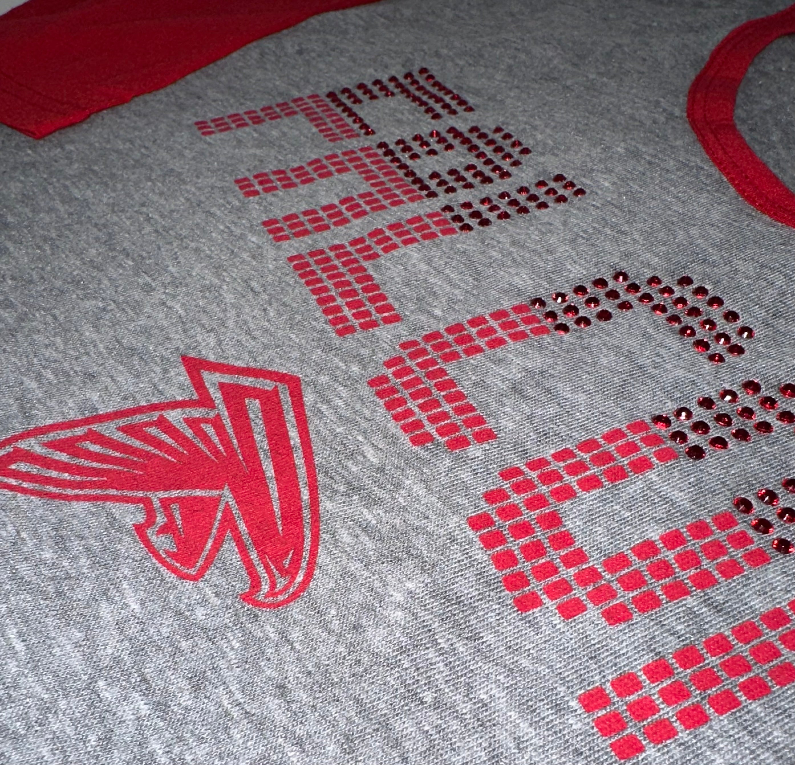 Atlanta Falcons Bling 3/4 Sleeve Tee