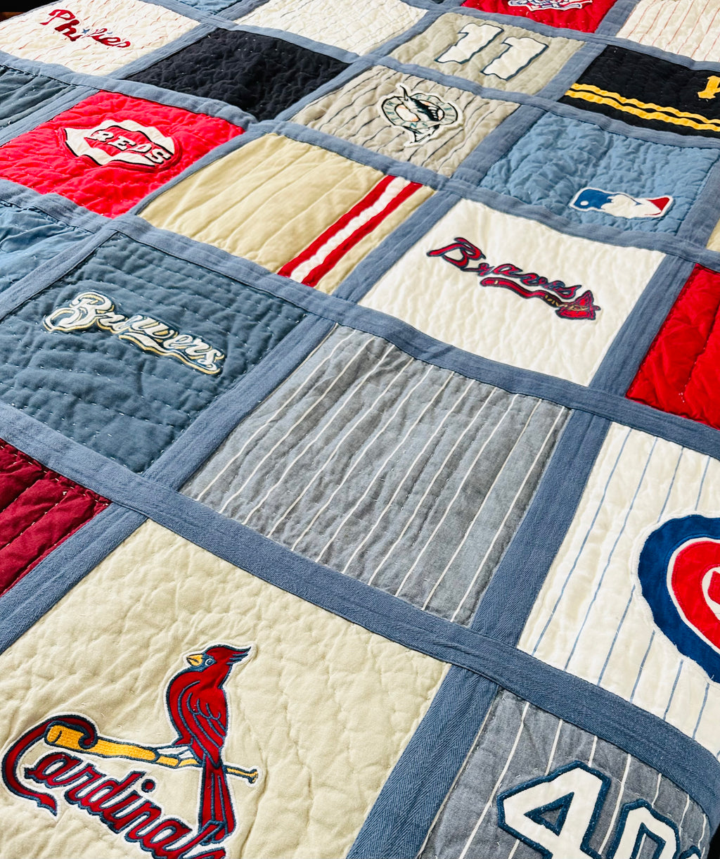 MLB Licensed Patched Full Size Quilt