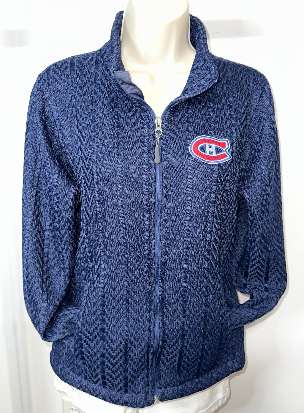 Montreal Canadiens Full Zip Knitted Pullover Sweater