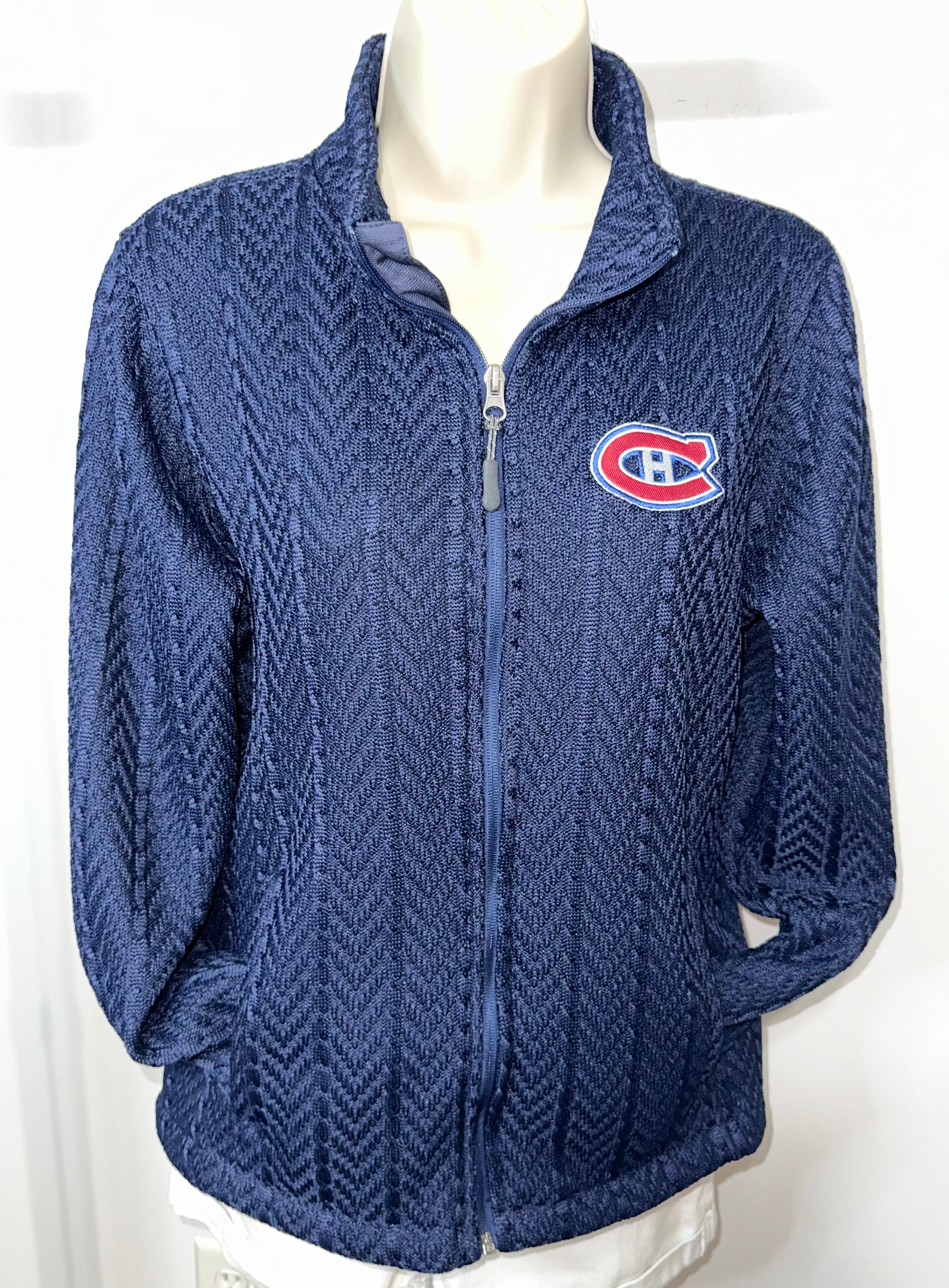 Montreal Canadiens Full Zip Knitted Pullover Sweater