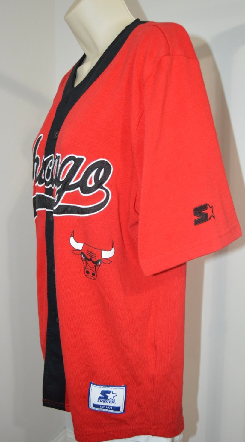 Chicago Bulls “EST. 66” Button-up Jersey (VINTAGE)