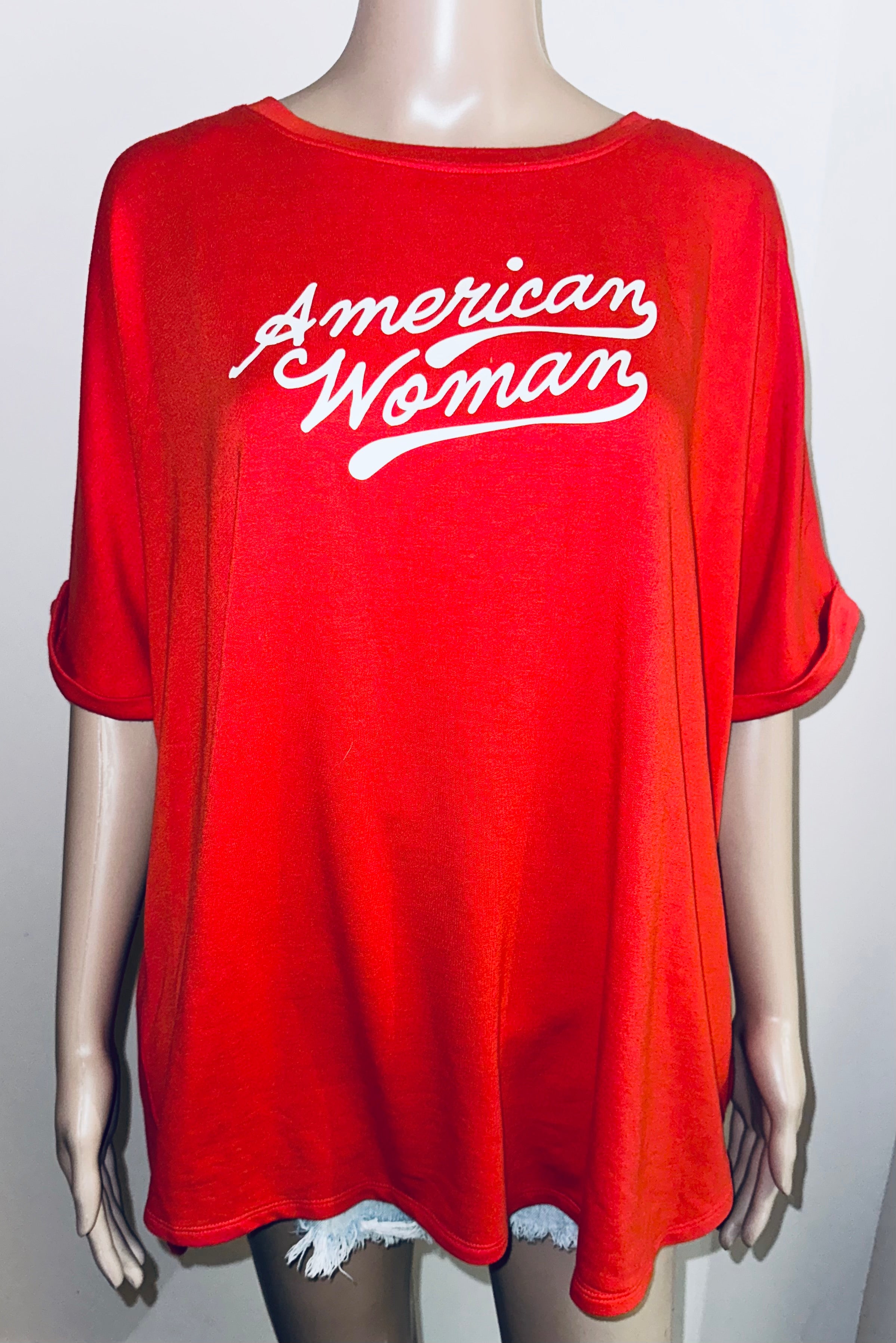 American Woman Crown & Ivy Tee, Sz XXL