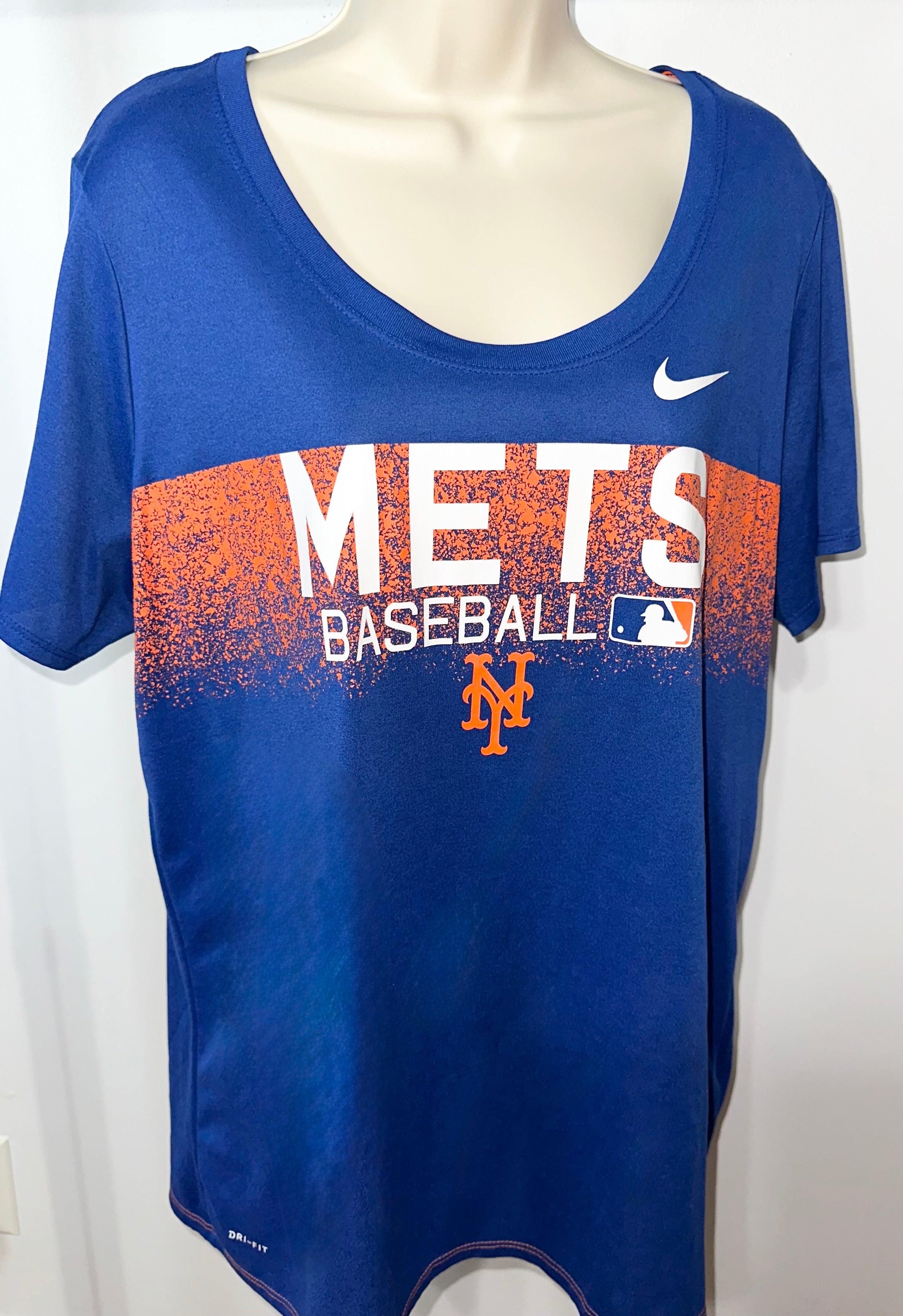 New York Mets Dri Fit Baseball Tee