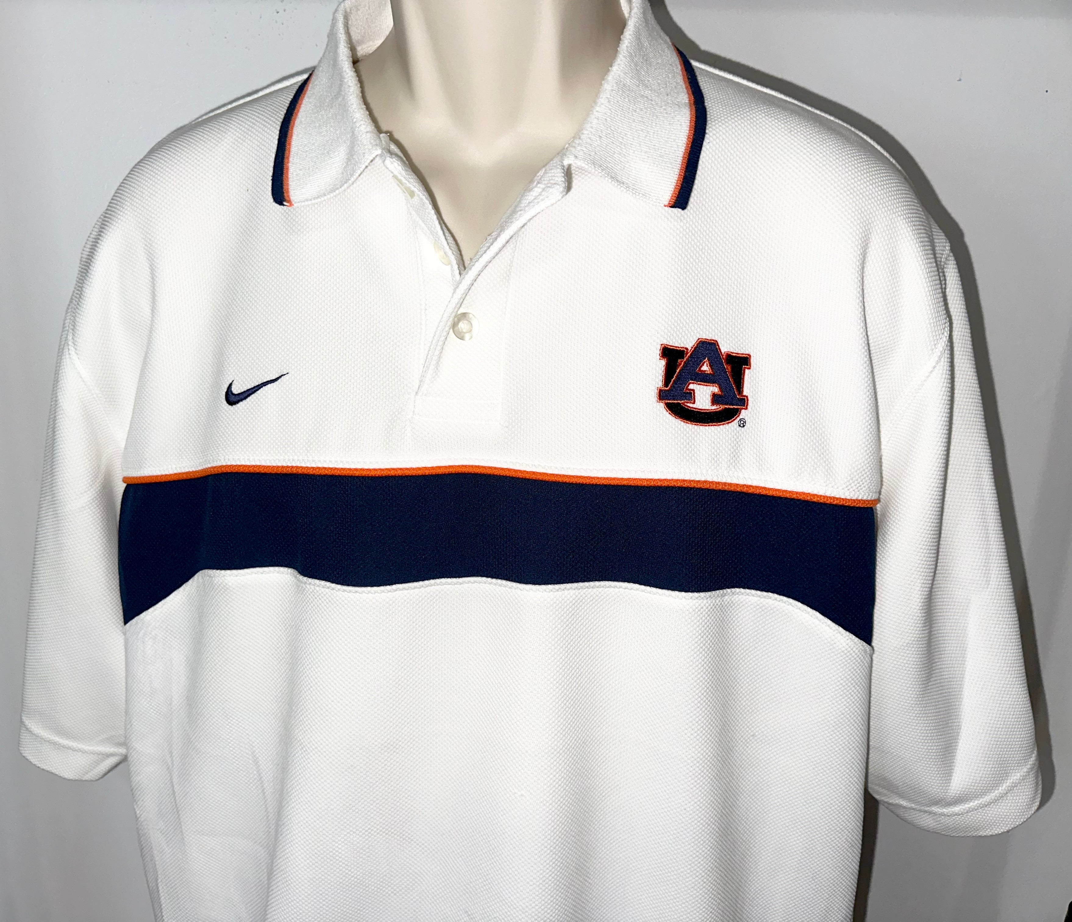 Auburn Tigers Nike Polo Dri Fit Golf Shirt