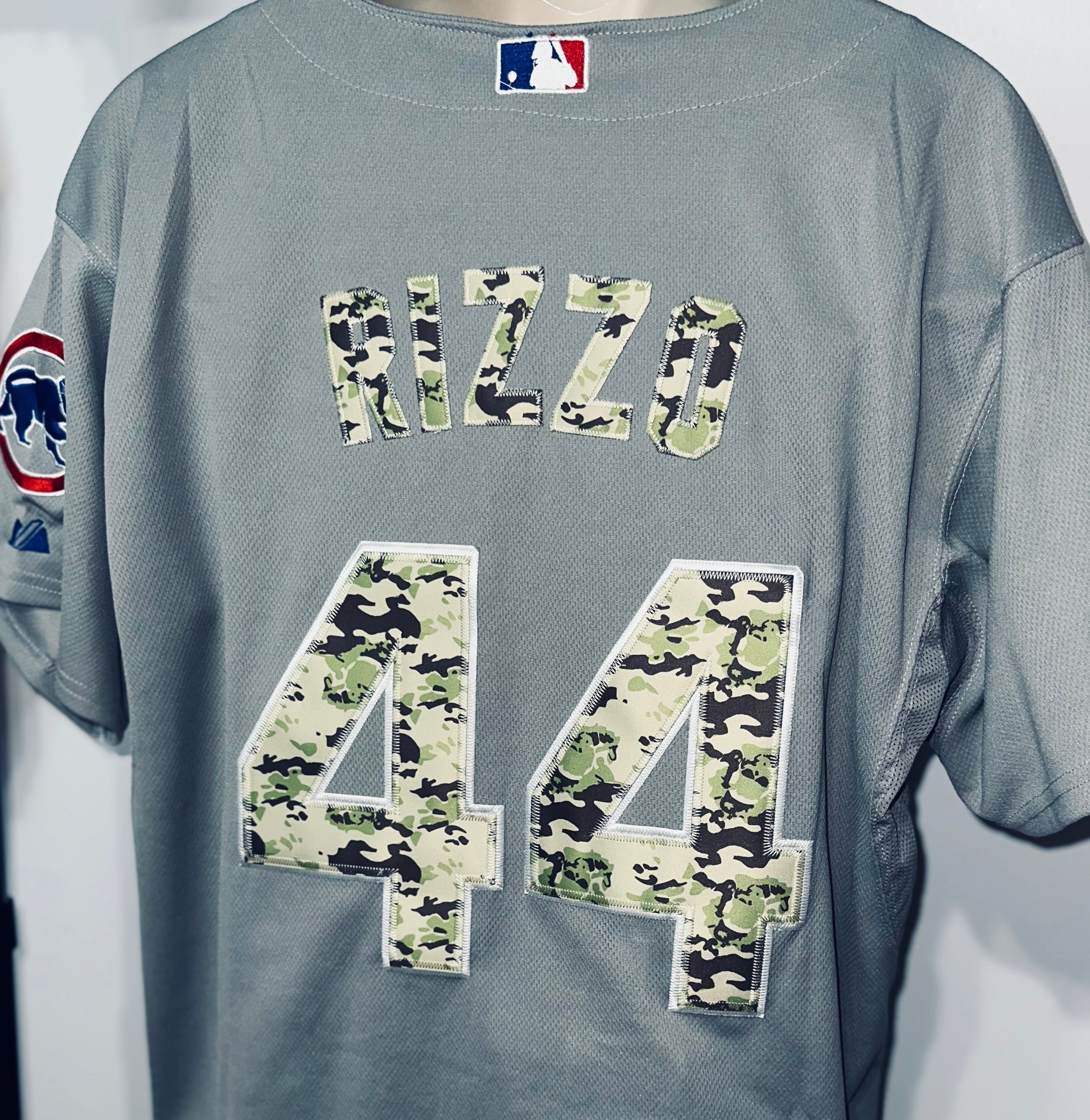 Chicago Cubs Anthony Rizzo #44 “Salute The Troops” Jersey (VINTAGE)