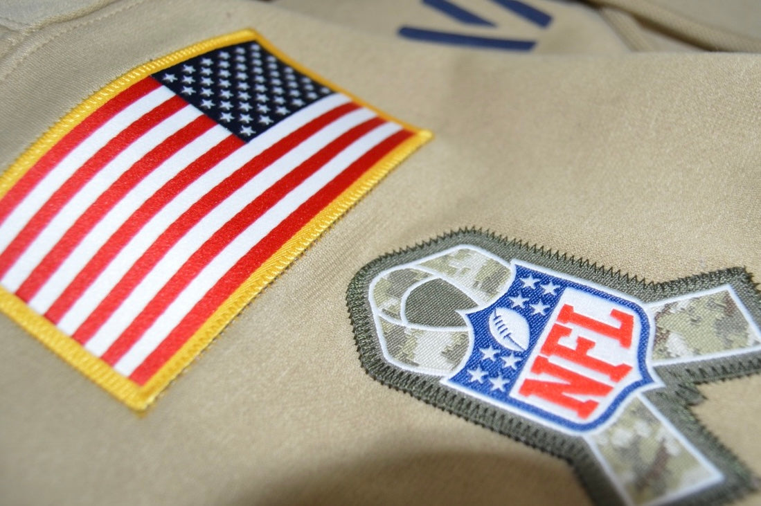 Tennessee Titans On-Field  “Salute to The Troops” Patched Hoodie (RARE)