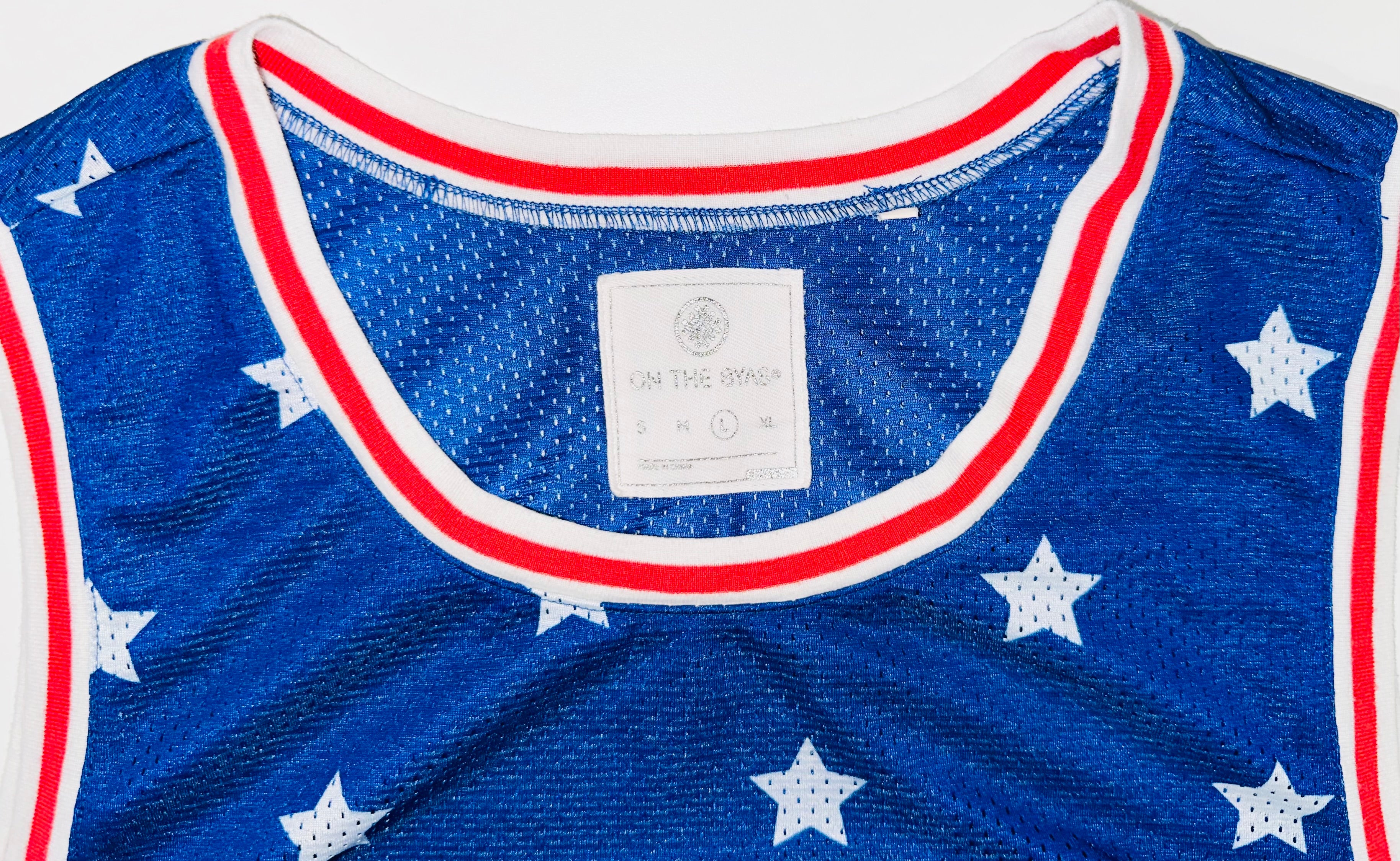 Team USA Stars & Stripes “00” Basketball Jersey
