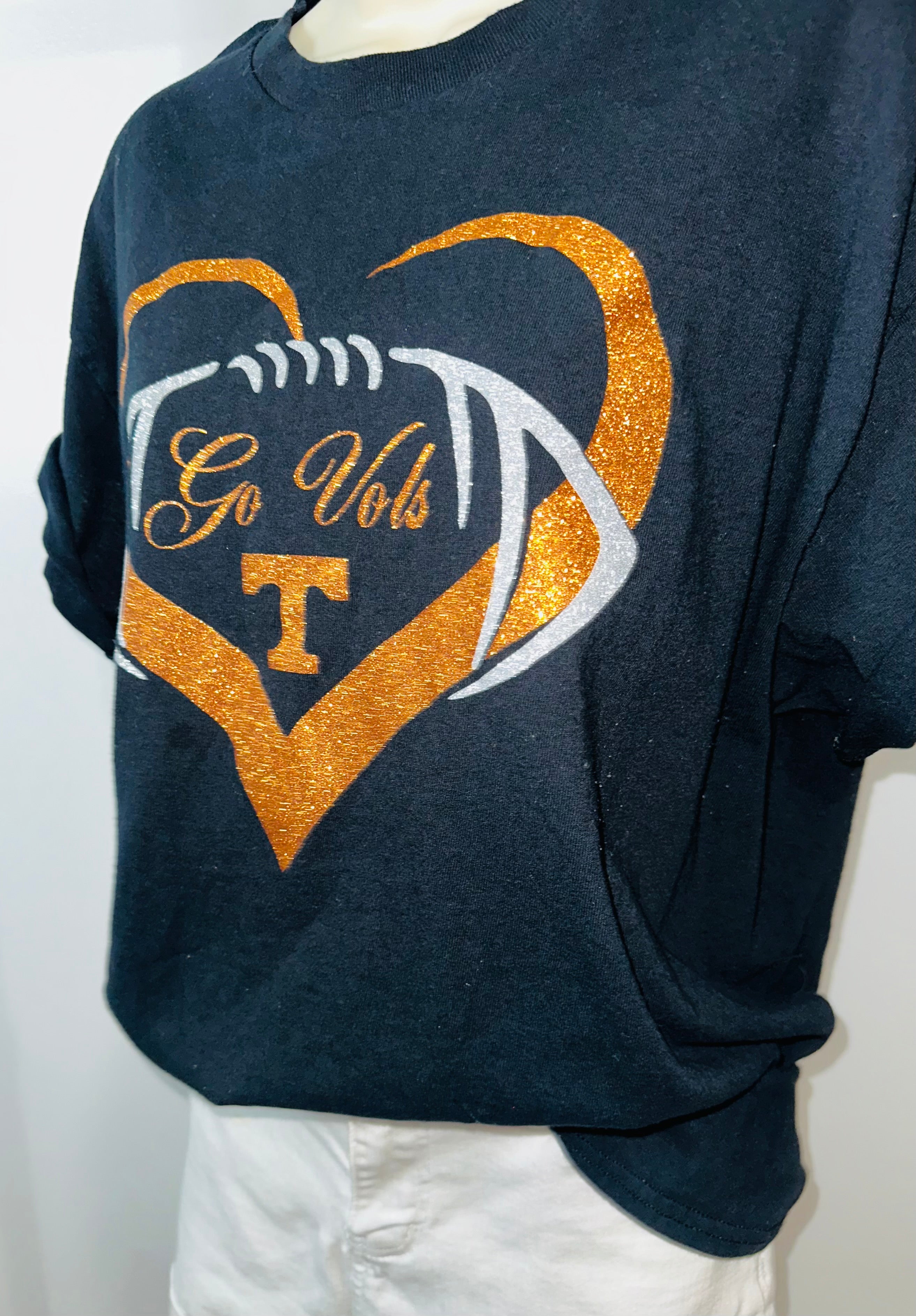 Tennessee “Go Vols” Glitter Tee