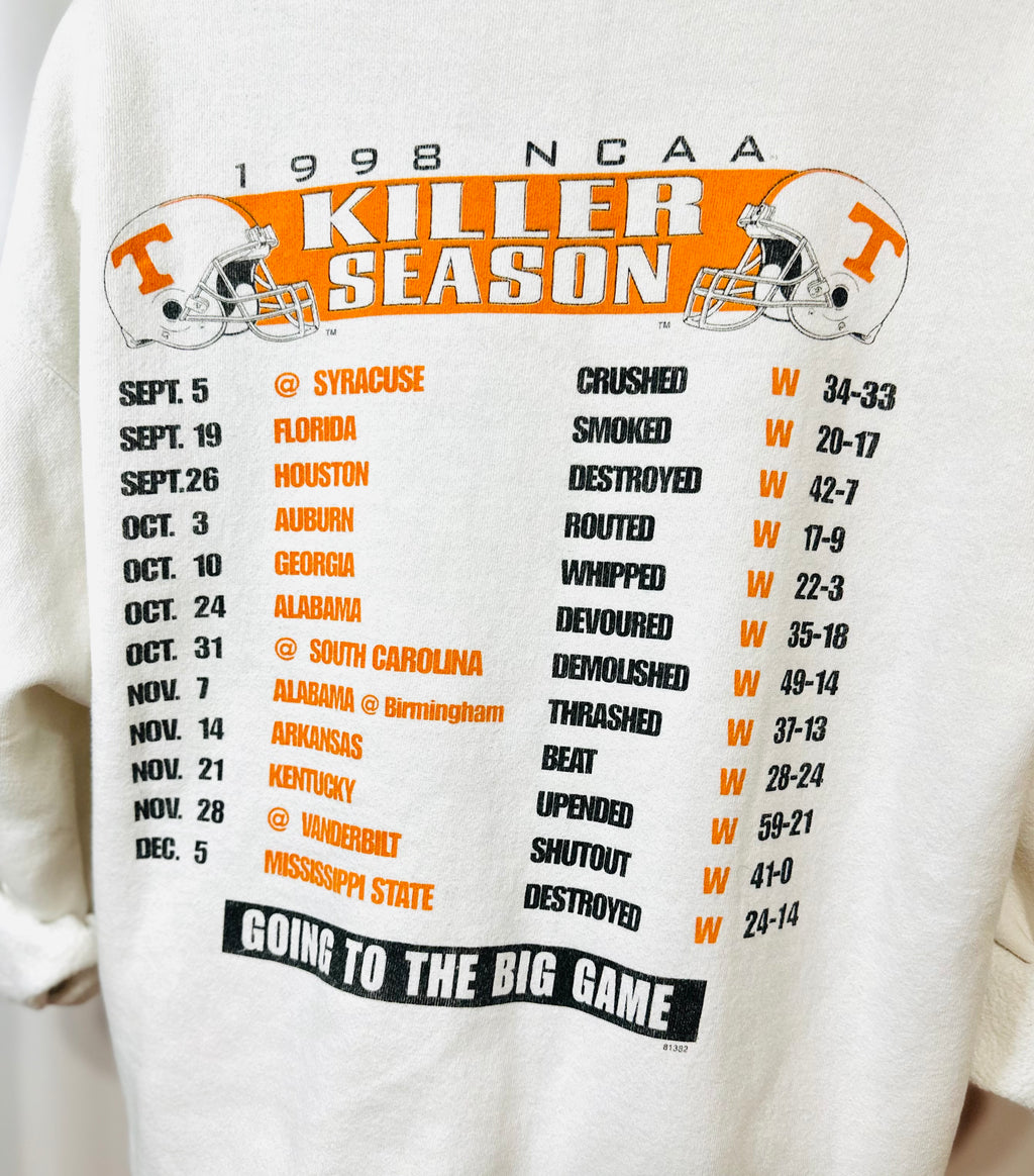 Tennessee Vols 1998 Undefeated Season Sweatshirt (VINTAGE)