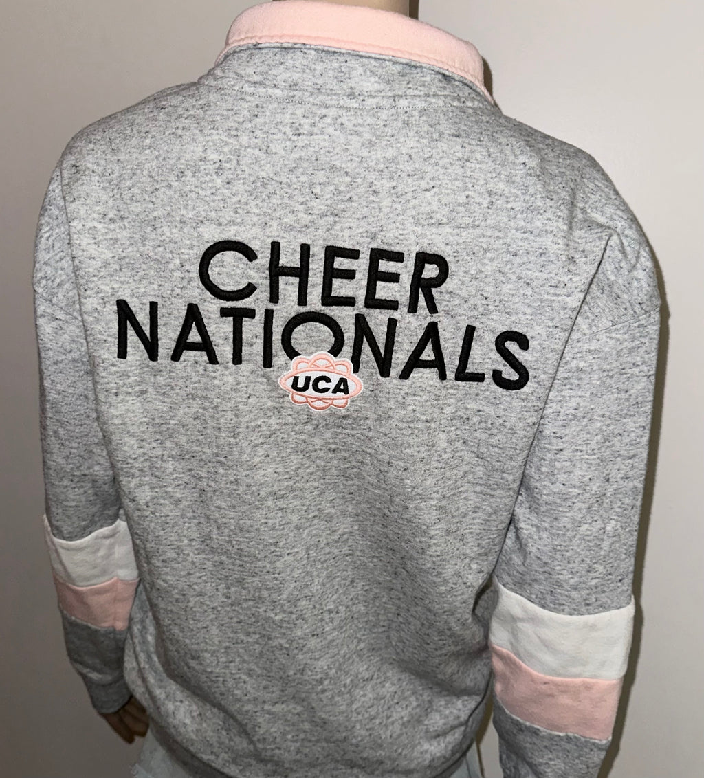 Cheerleading Varsity Spirit Cheer Nationals UCA Pullover, Sz XS