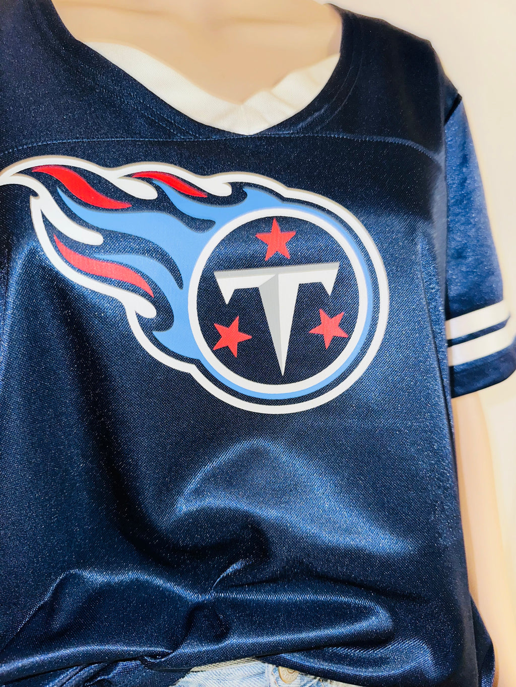 Tennessee Titans Ladies Silky Tee, Sz 3XL