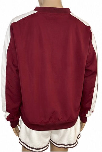 Mississippi State Cropped Wind Breaker, Adult Sz Small