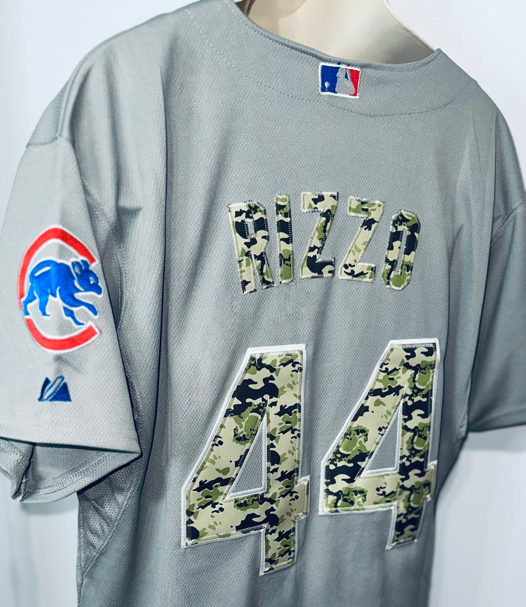 Chicago Cubs Anthony Rizzo #44 “Salute The Troops” Jersey (VINTAGE)