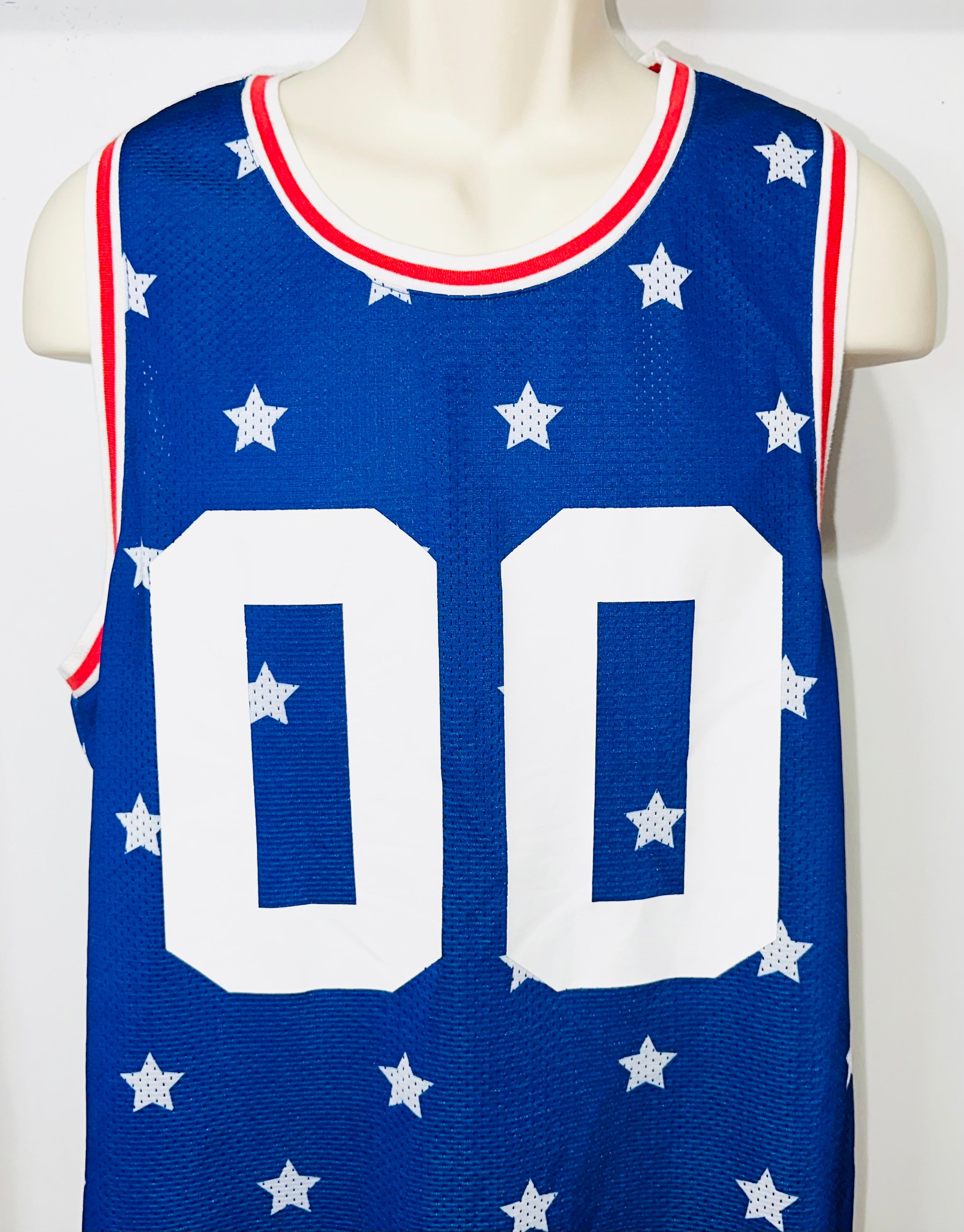 Team USA Stars & Stripes “00” Basketball Jersey
