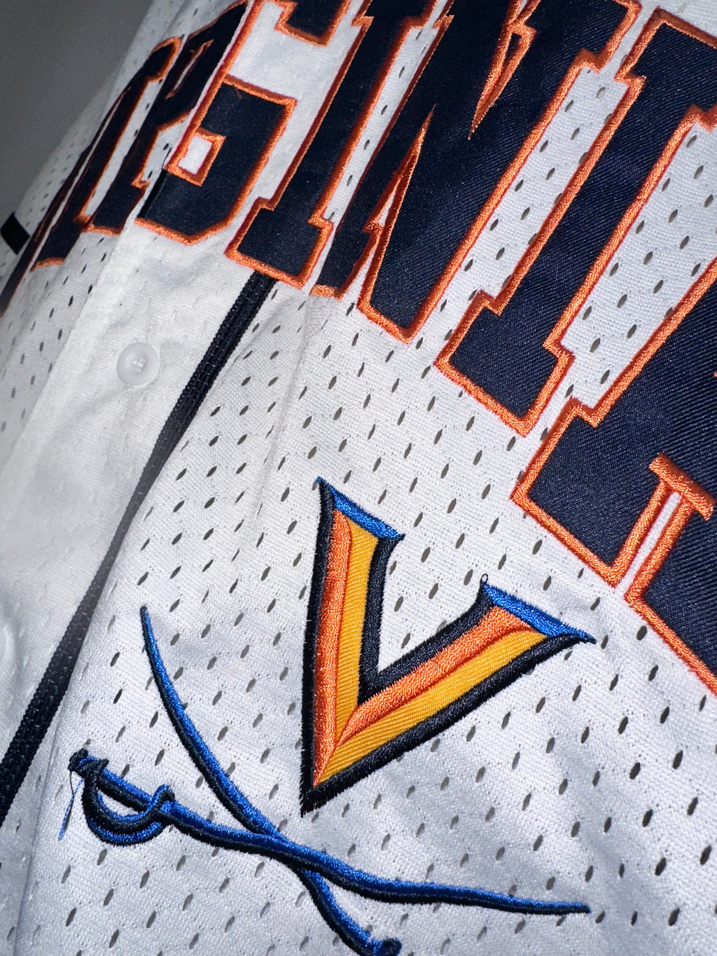 Virginia Cavaliers Baseball Jersey, Sz Large