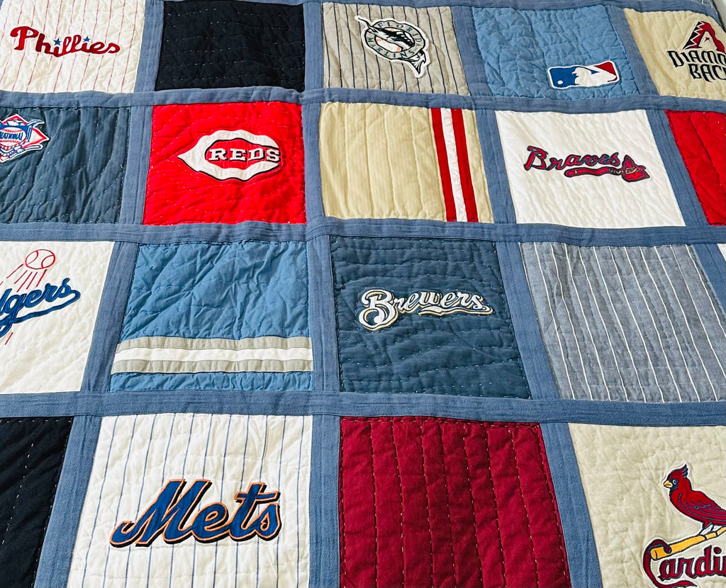 MLB Licensed Patched Full Size Quilt