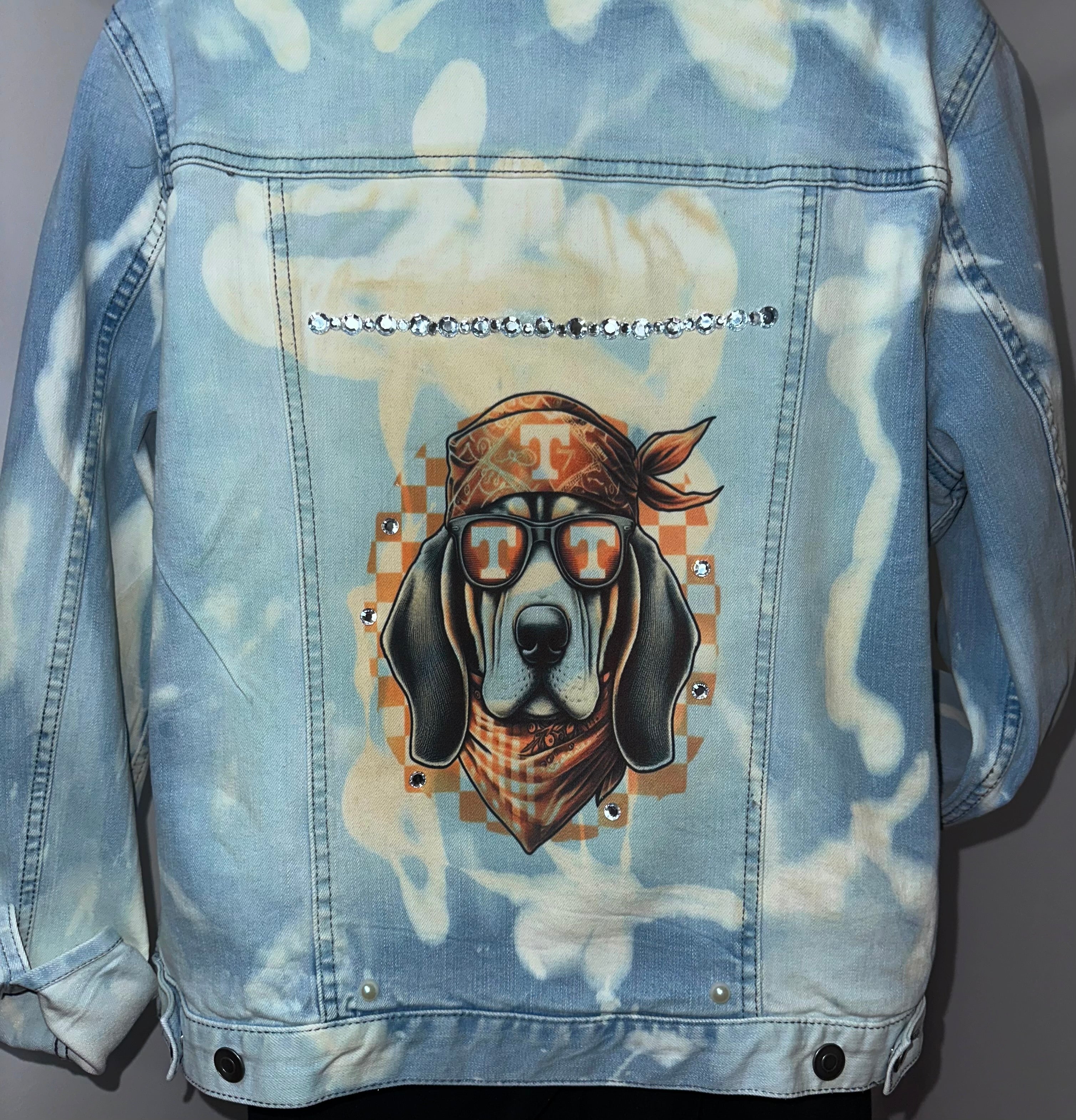 Tennessee Vols Custom Bling Denim Jacket