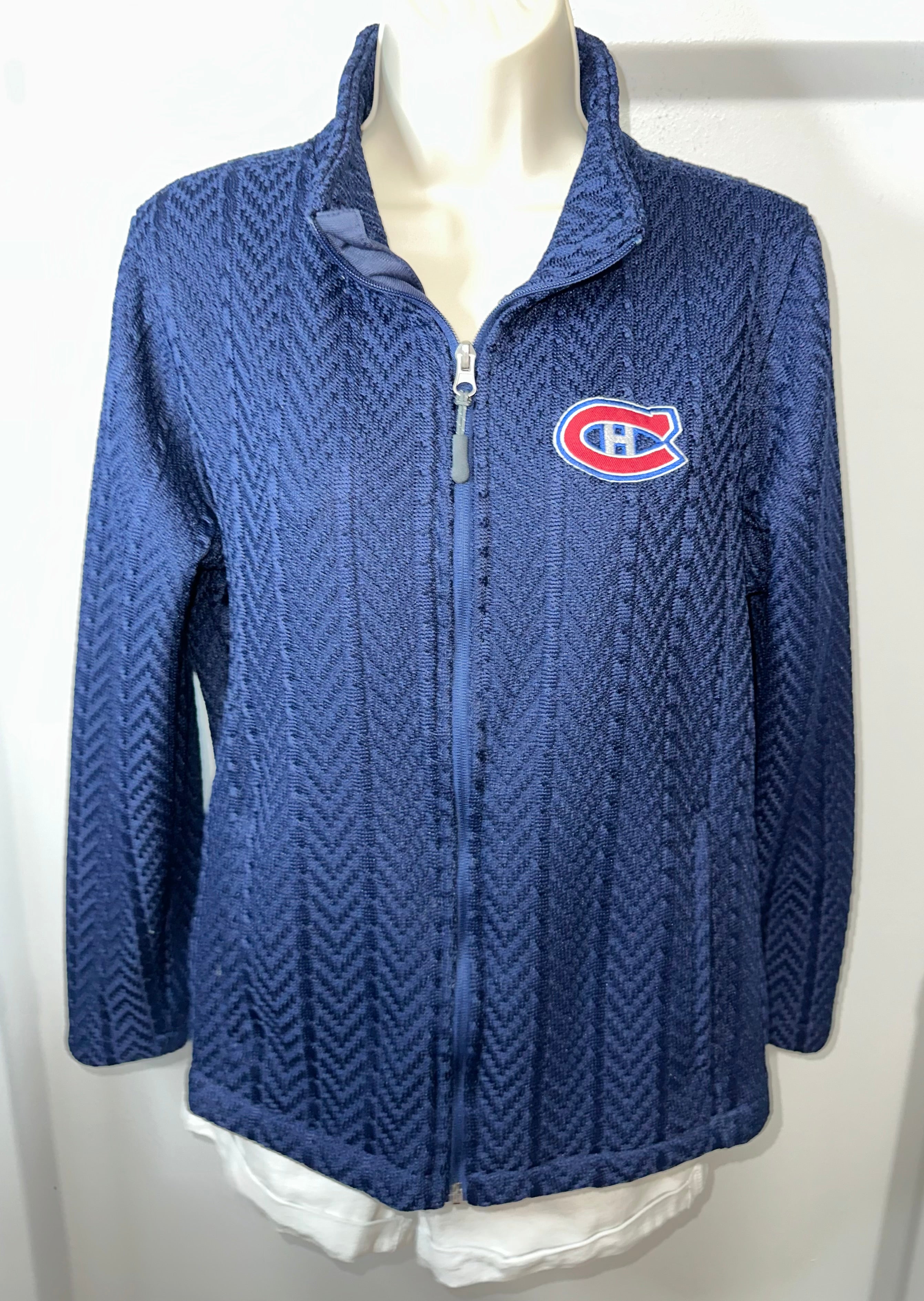 Montreal Canadiens Full Zip Knitted Pullover Sweater