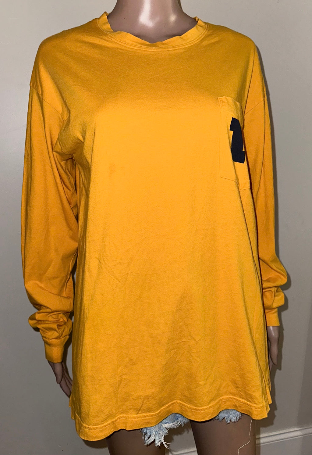 Michigan Wolverines Victoria’s Secret PINK Sequin Shirt, Sz Medium