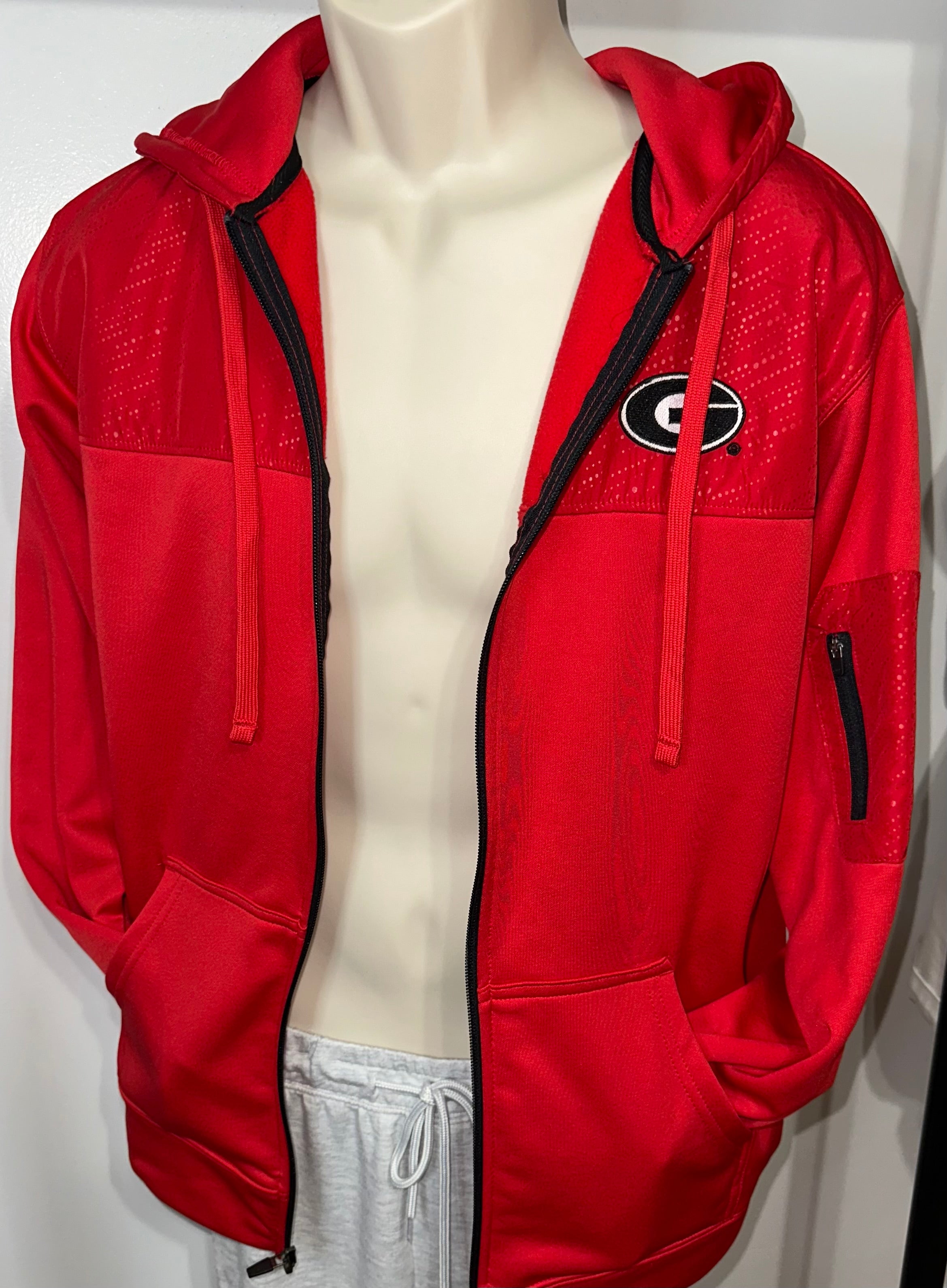 Georgia Bulldogs Full Zip Hoodie (NWT)