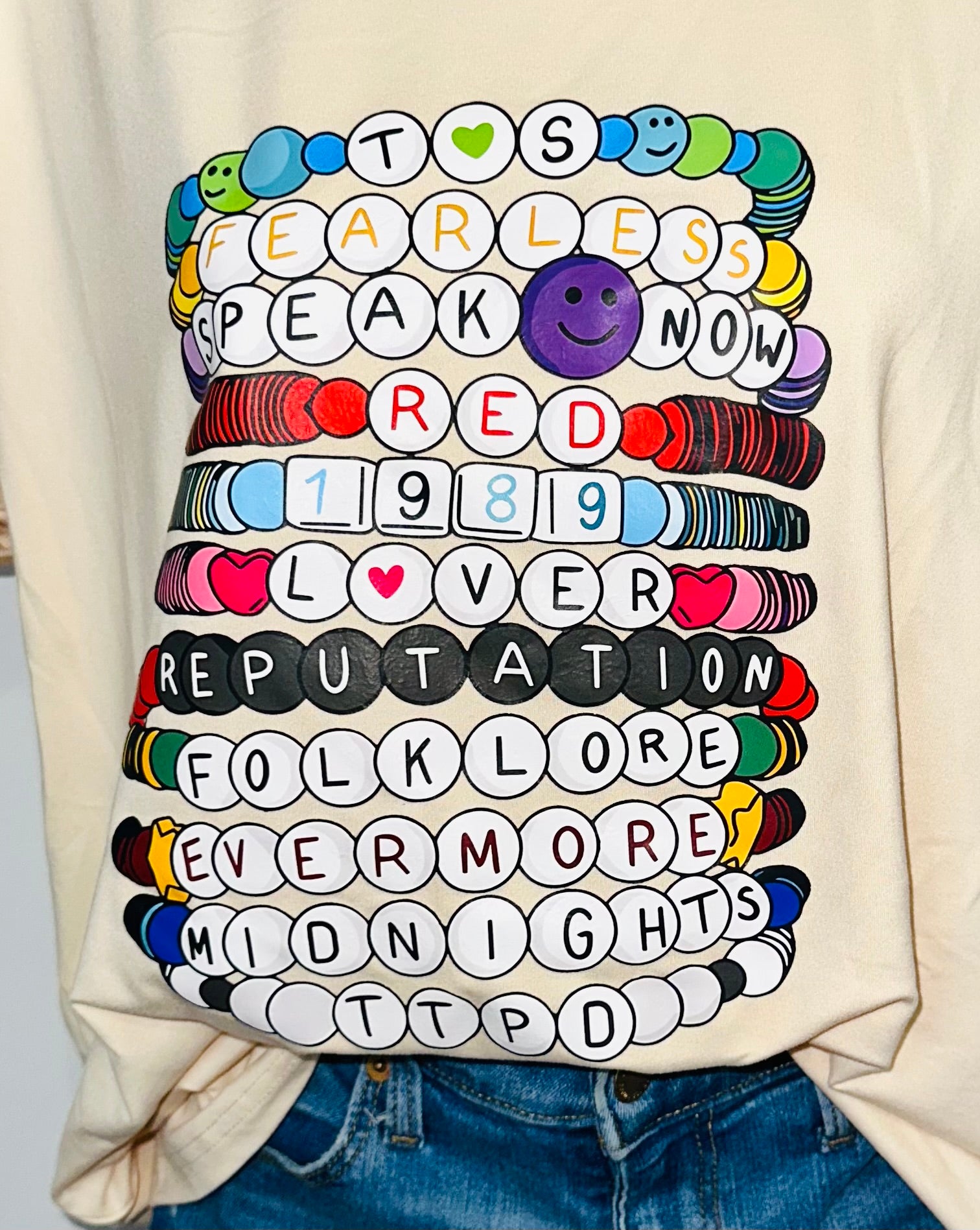 Taylor Swift Friendship Bracelet Tee