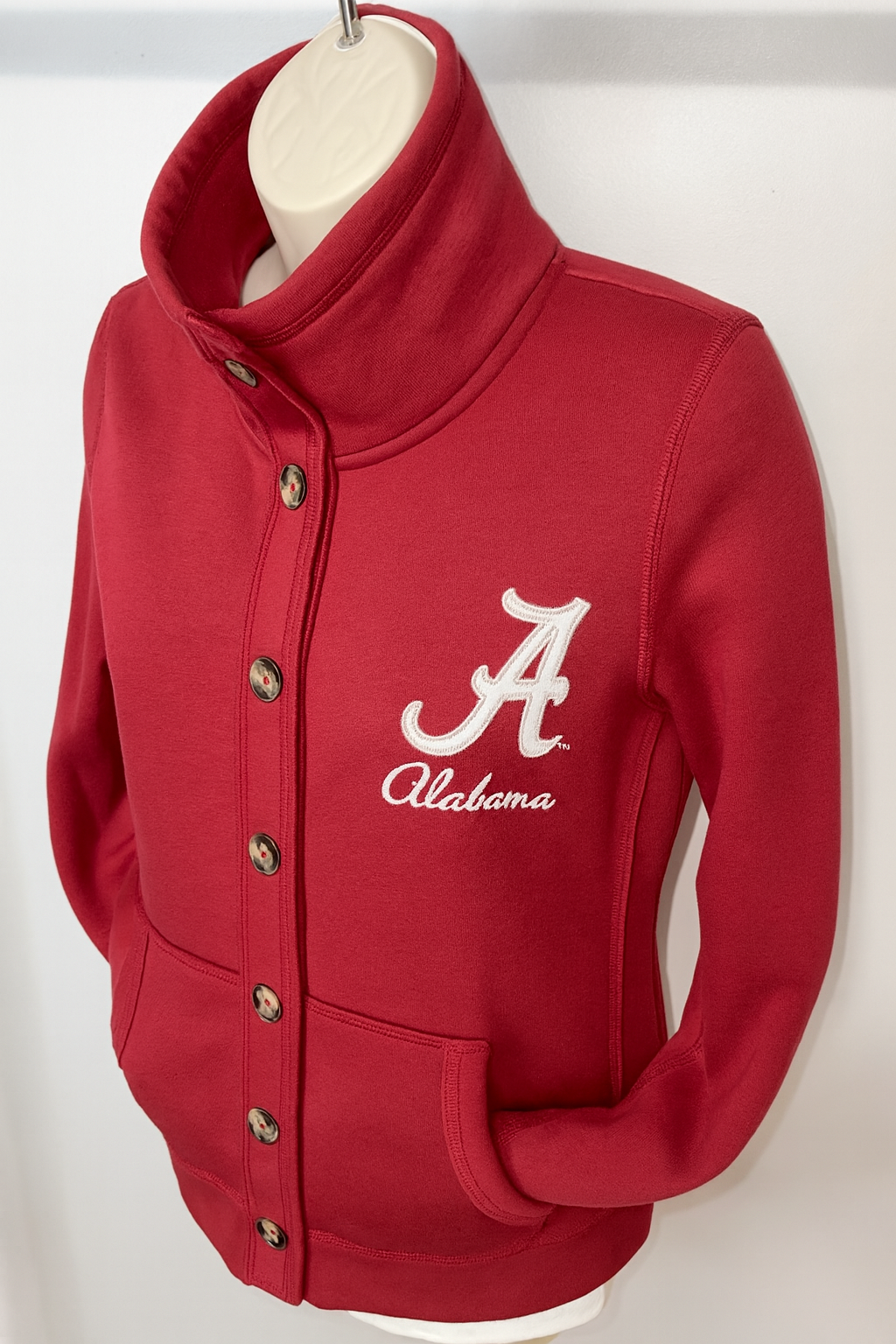 Alabama Roll Tide Button Up Sweater (NWT)